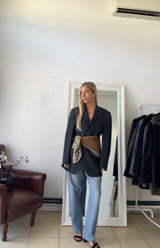 Blazer Pal Zileri grigio 100% lana