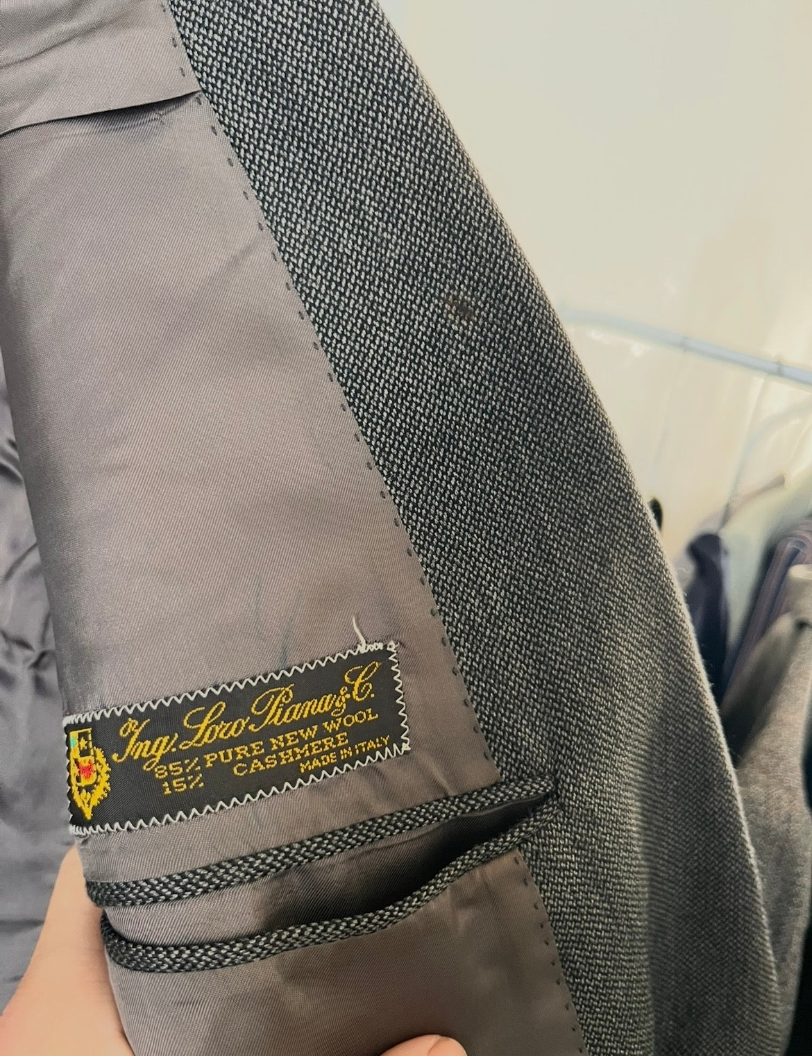 Blazer Loro piana 100% lana oversize