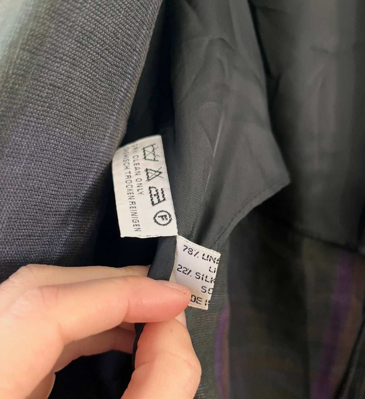 Blazer lino e seta oversize