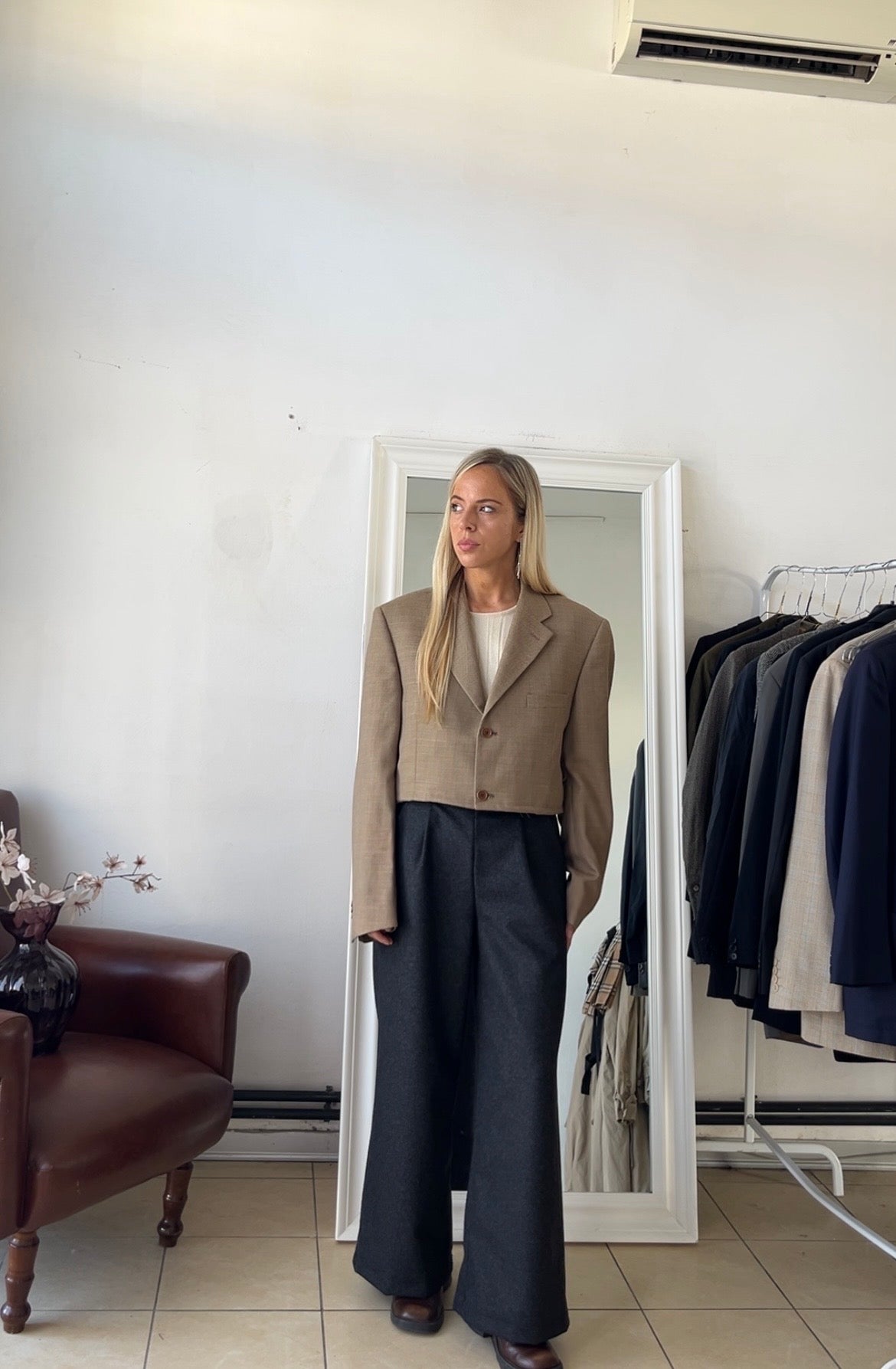 Blazer 100% lana slim