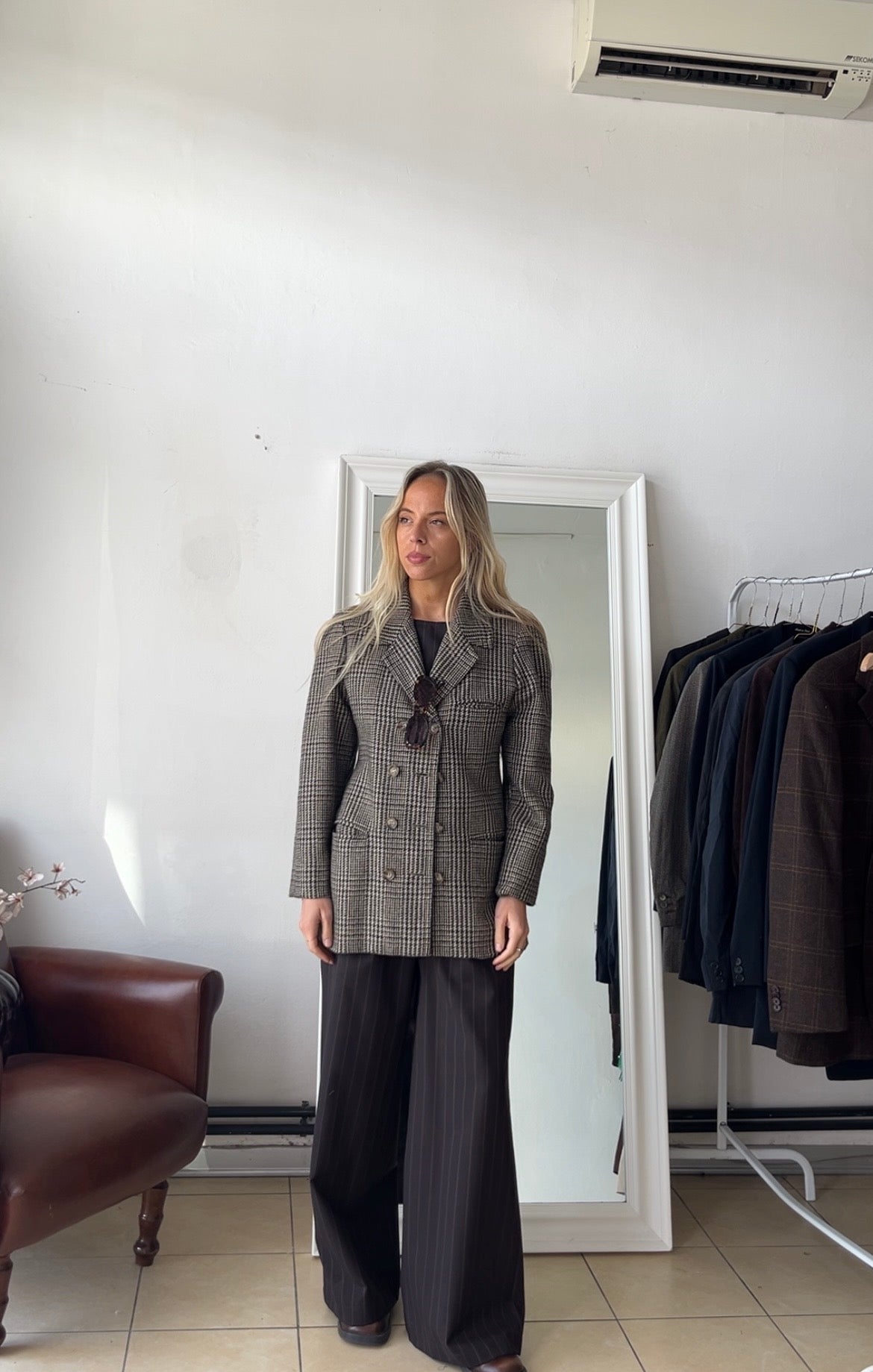 Blazer 100% lana doppiopetto