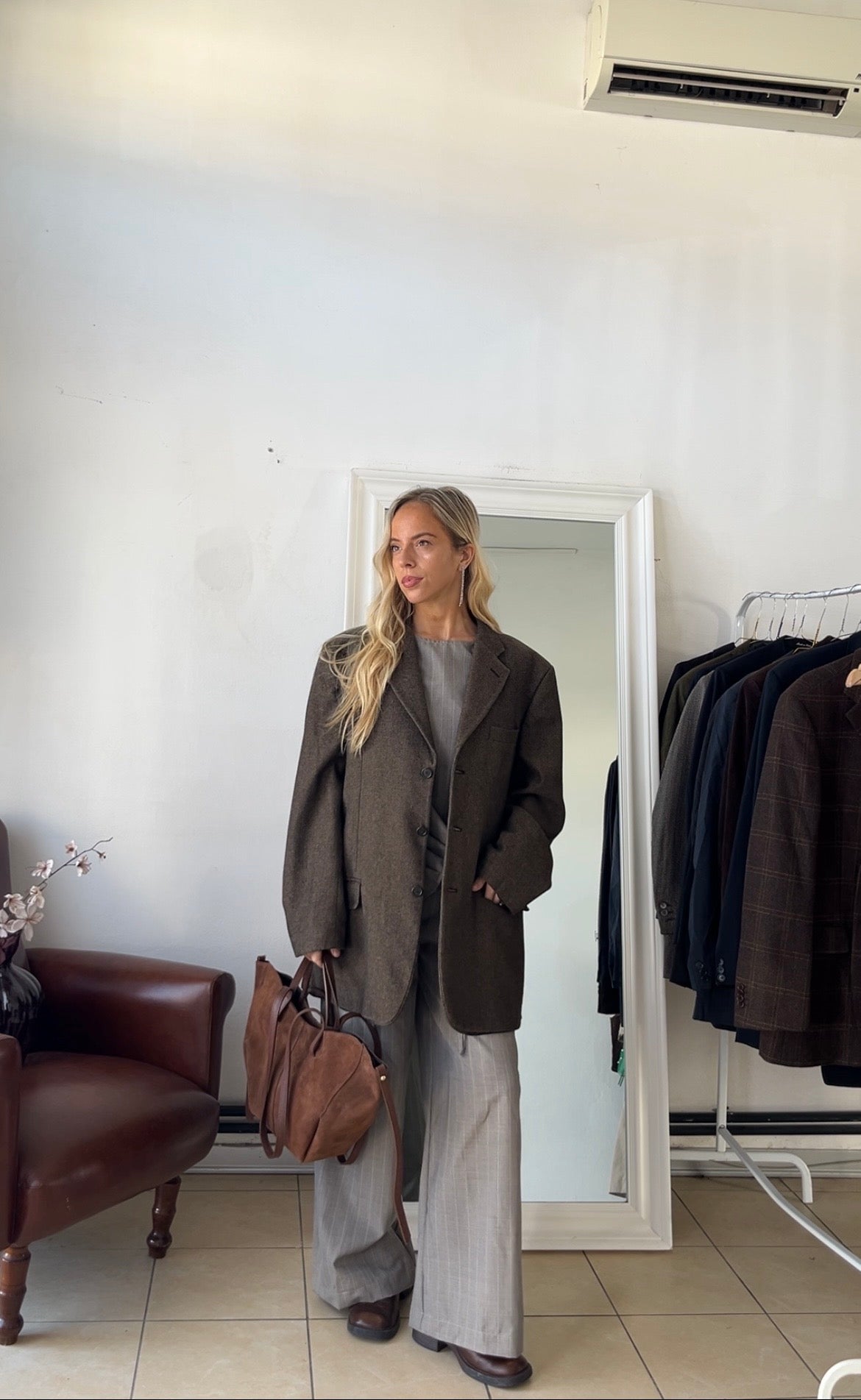 Blazer 100% lana oversize