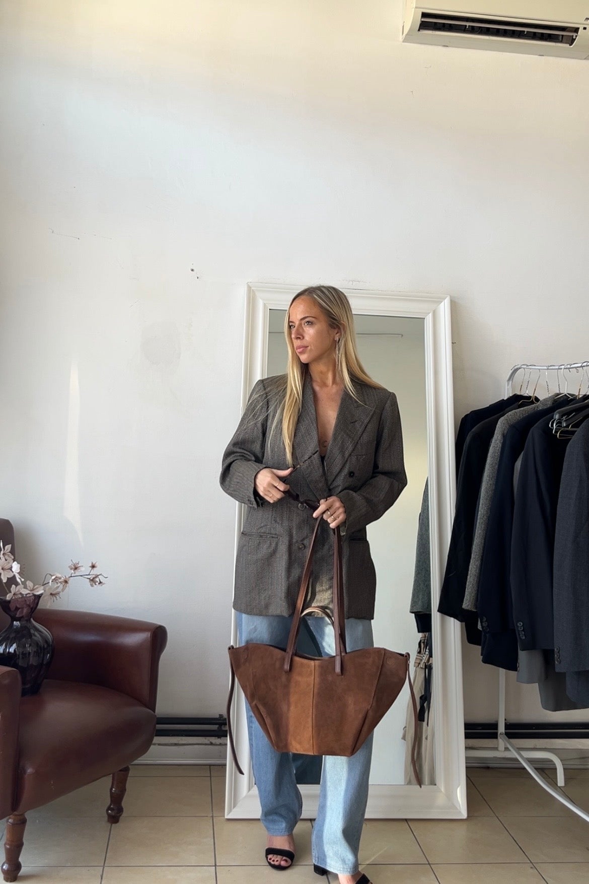 Blazer 100% lana doppiopetto slim