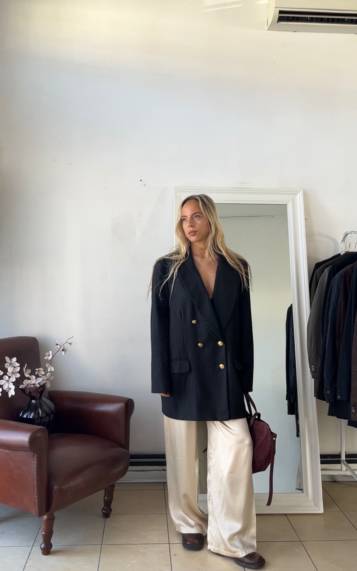 Blazer 100% lana Made in Uk oversize