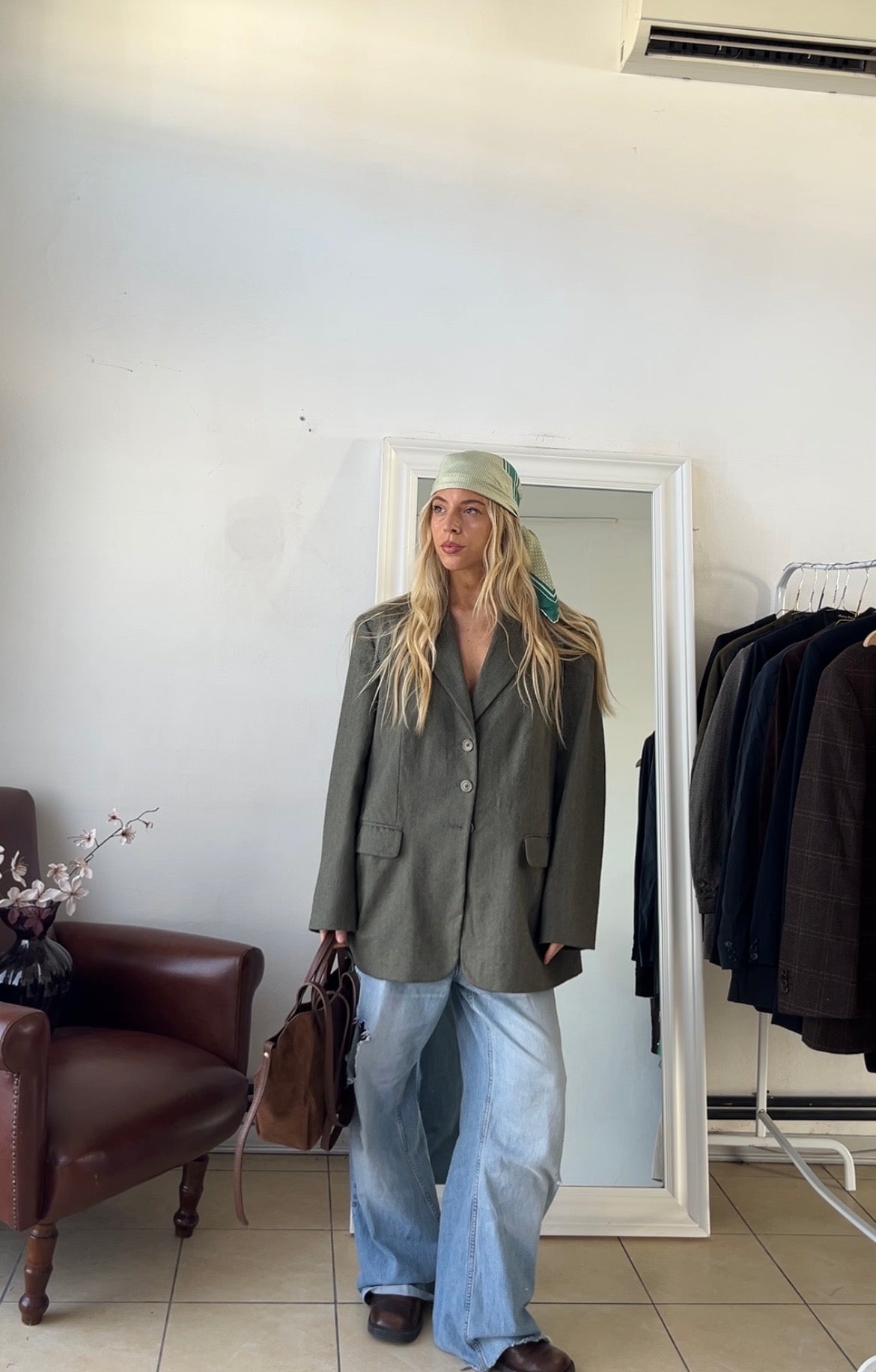Blazer 100% lana oversize