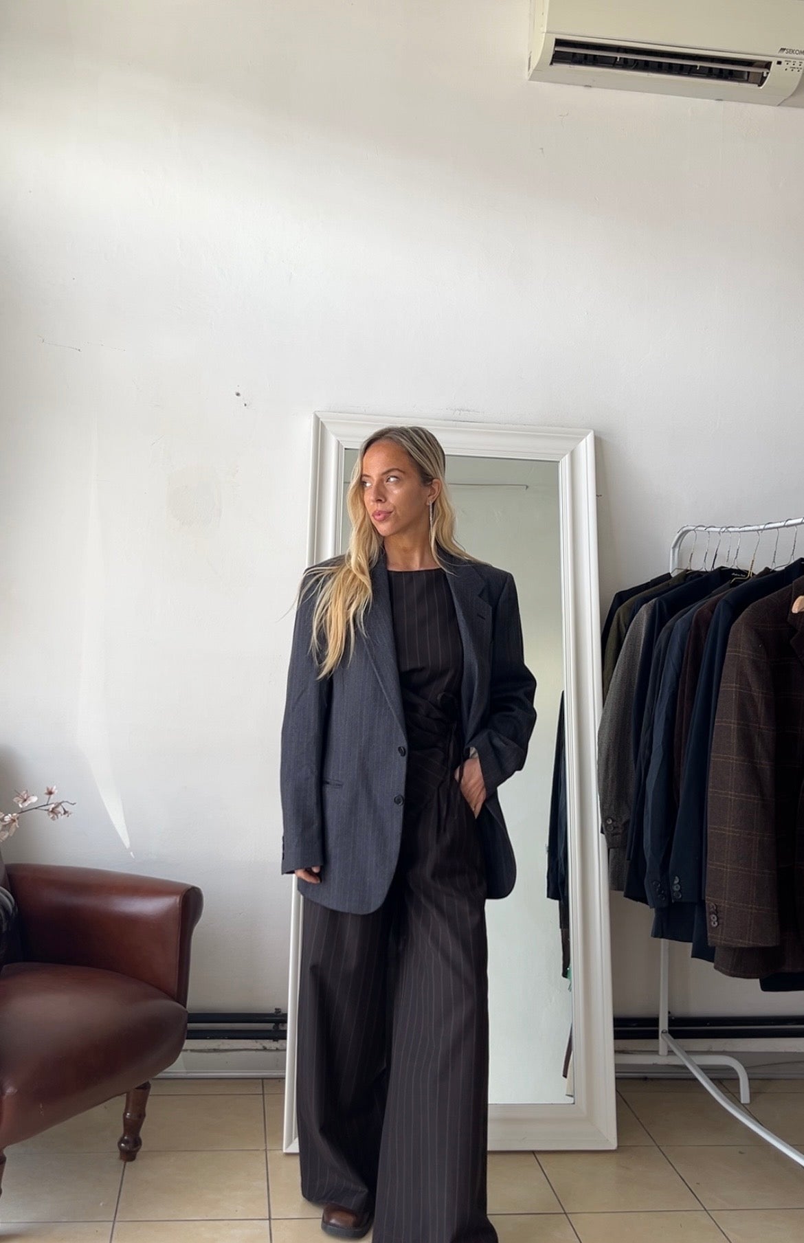 Blazer 100% lana slim fit