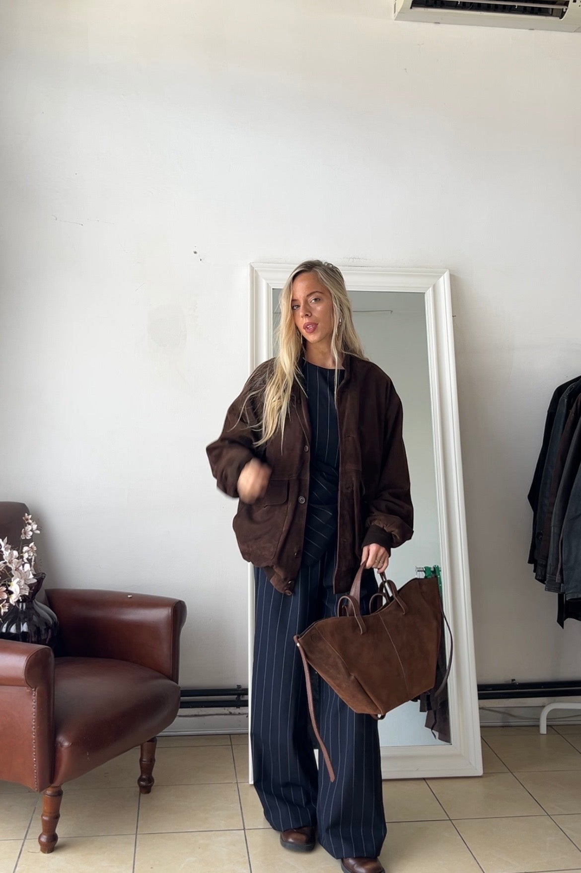 Giacca bomber 100% vera pelle made in italy