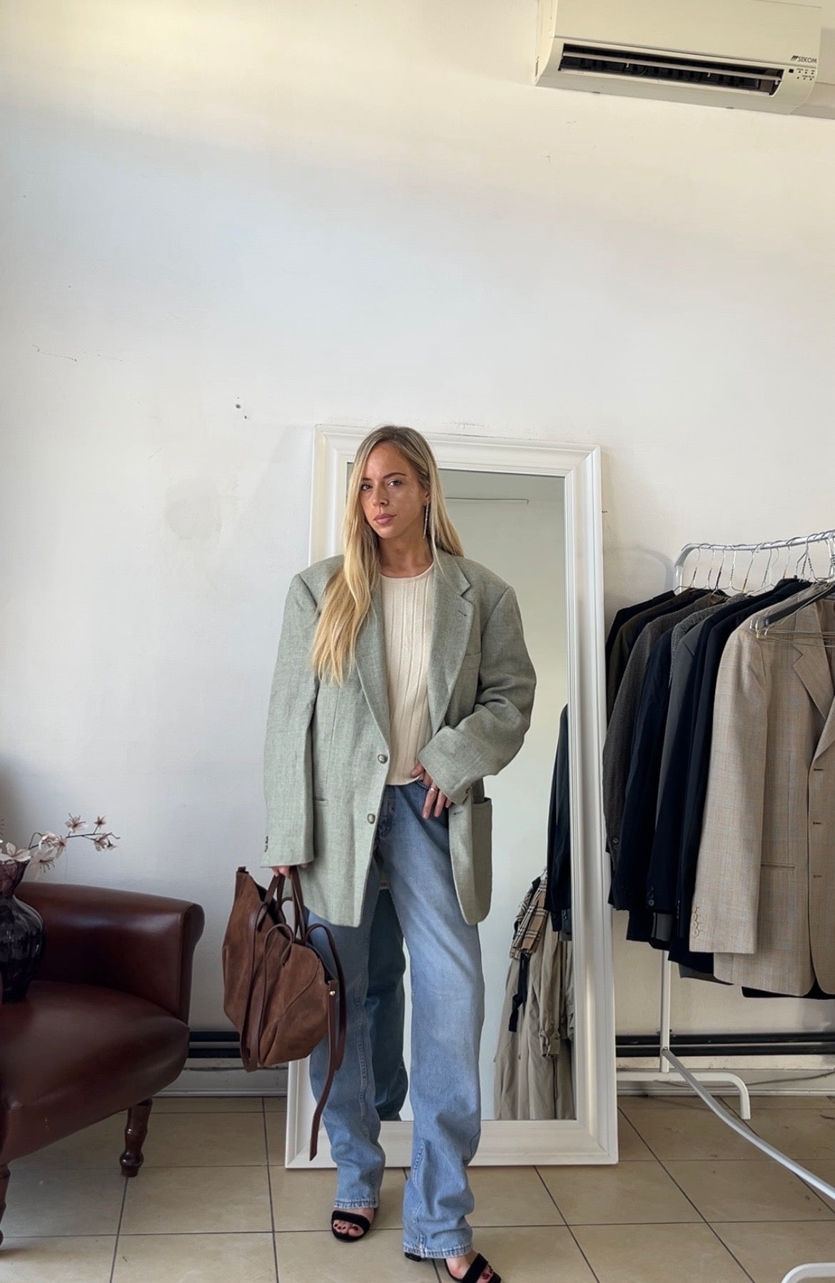 Blazer 100% lana oversize