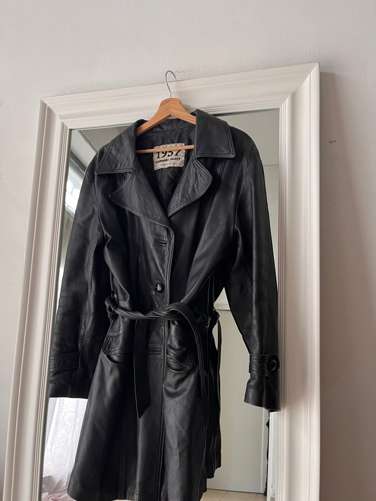 Giacca 100% vera pelle made in Italy nera