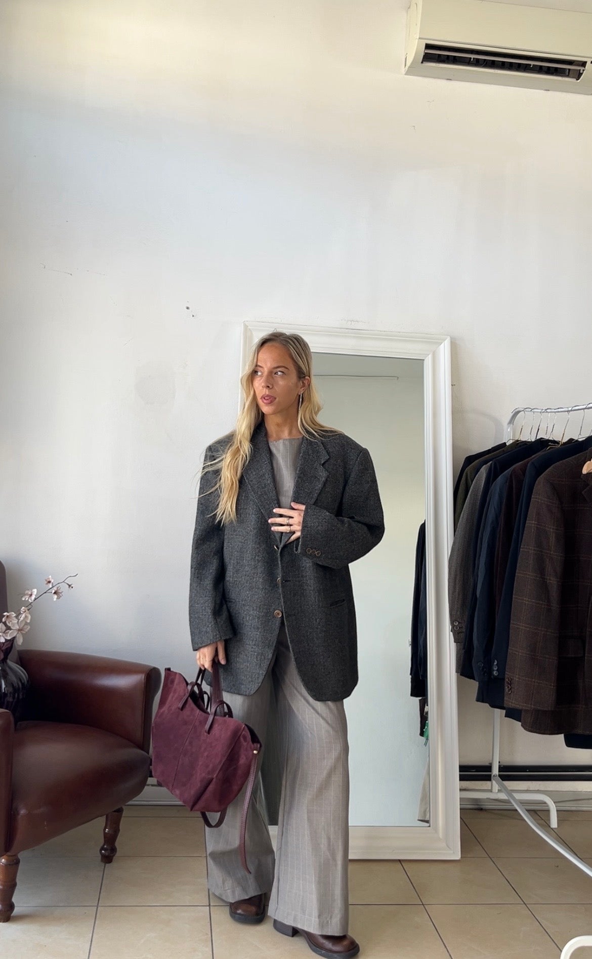 Blazer 100% lana oversize