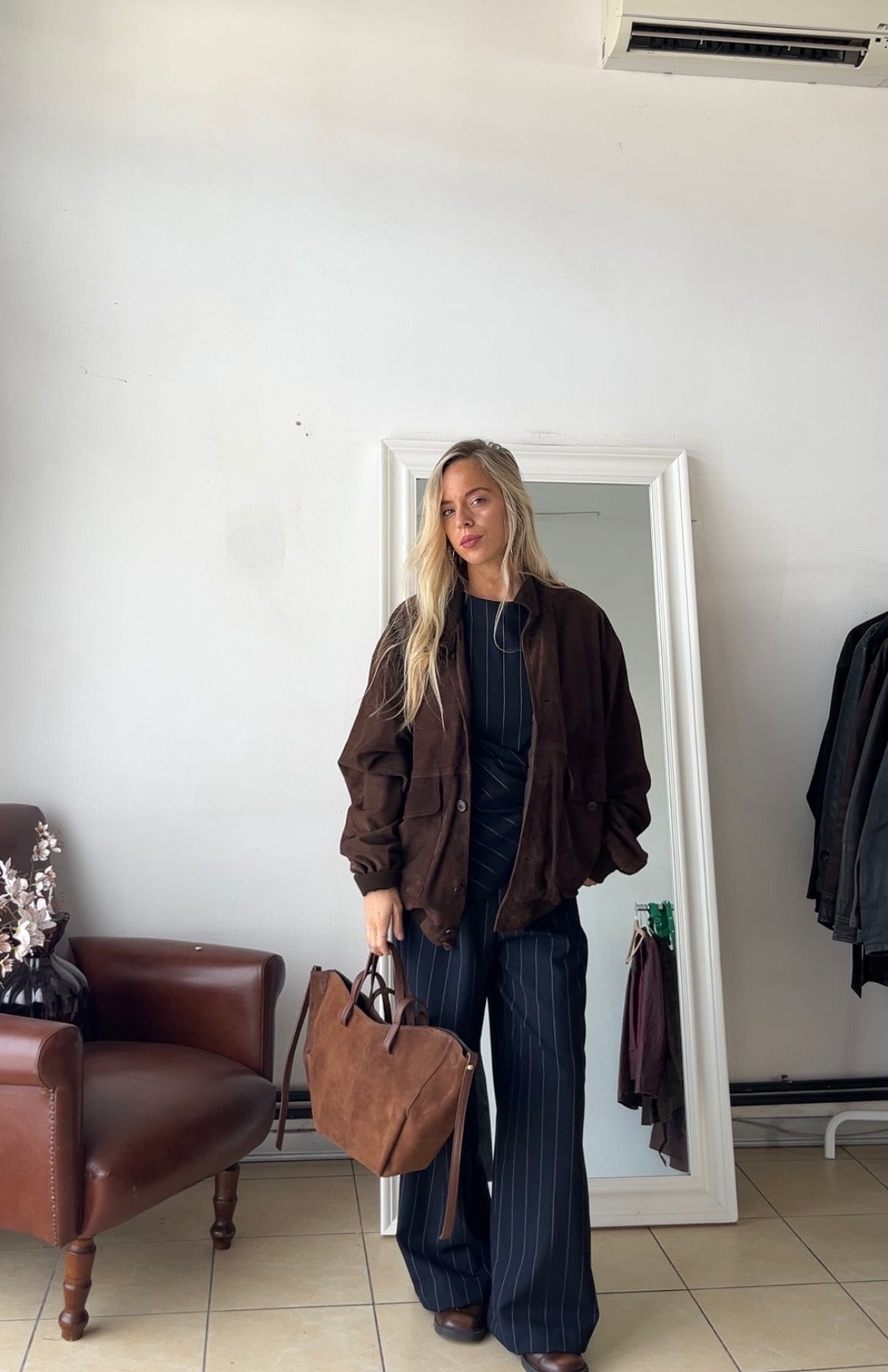 Giacca bomber 100% vera pelle made in italy