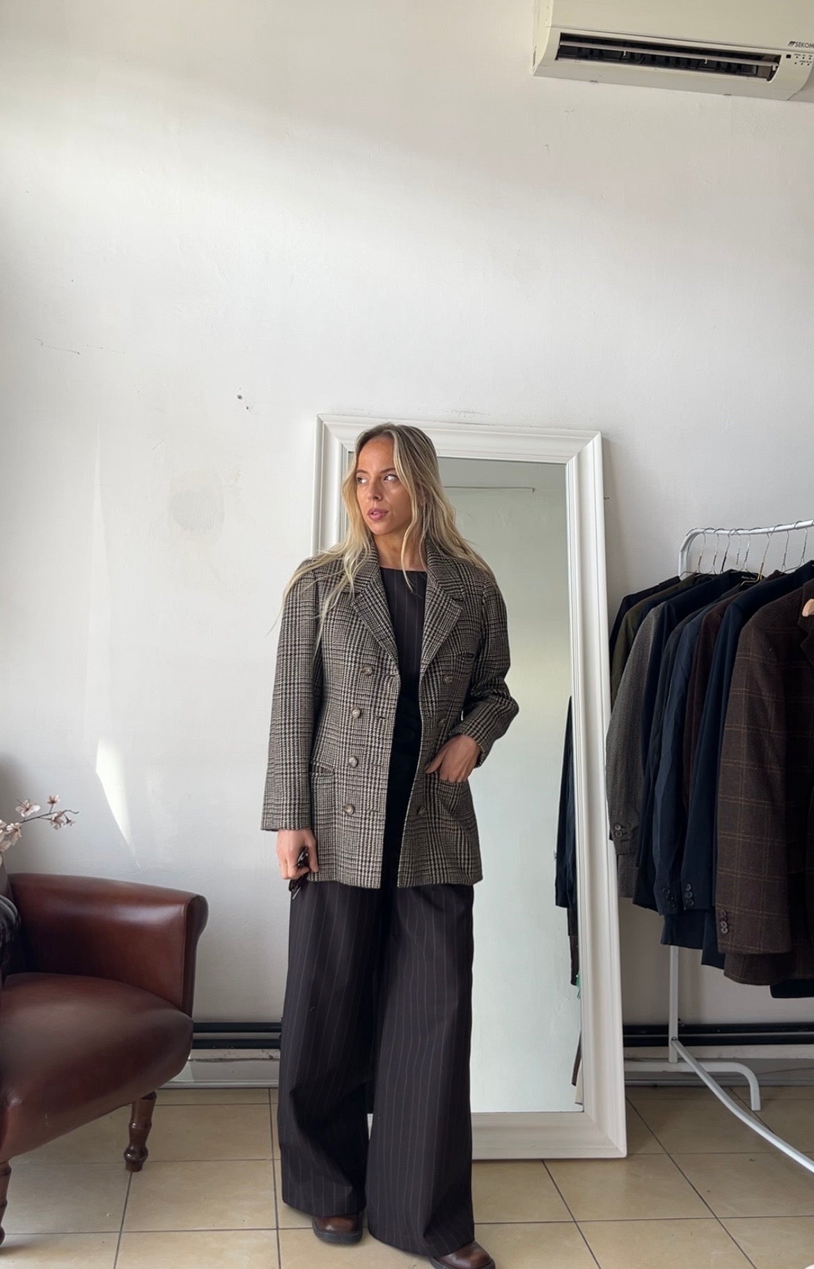 Blazer 100% lana doppiopetto