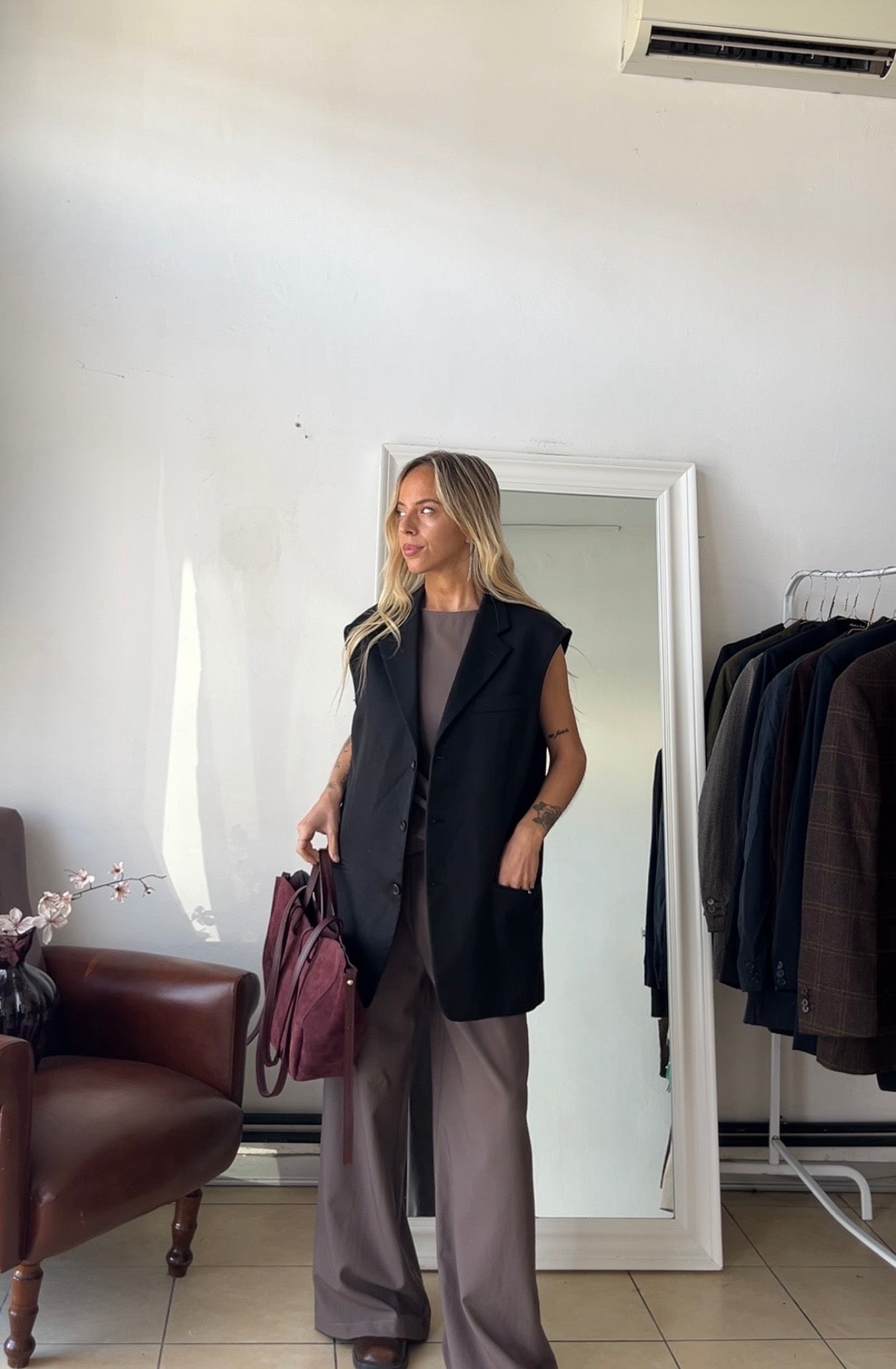 Blazer 100% lana oversize