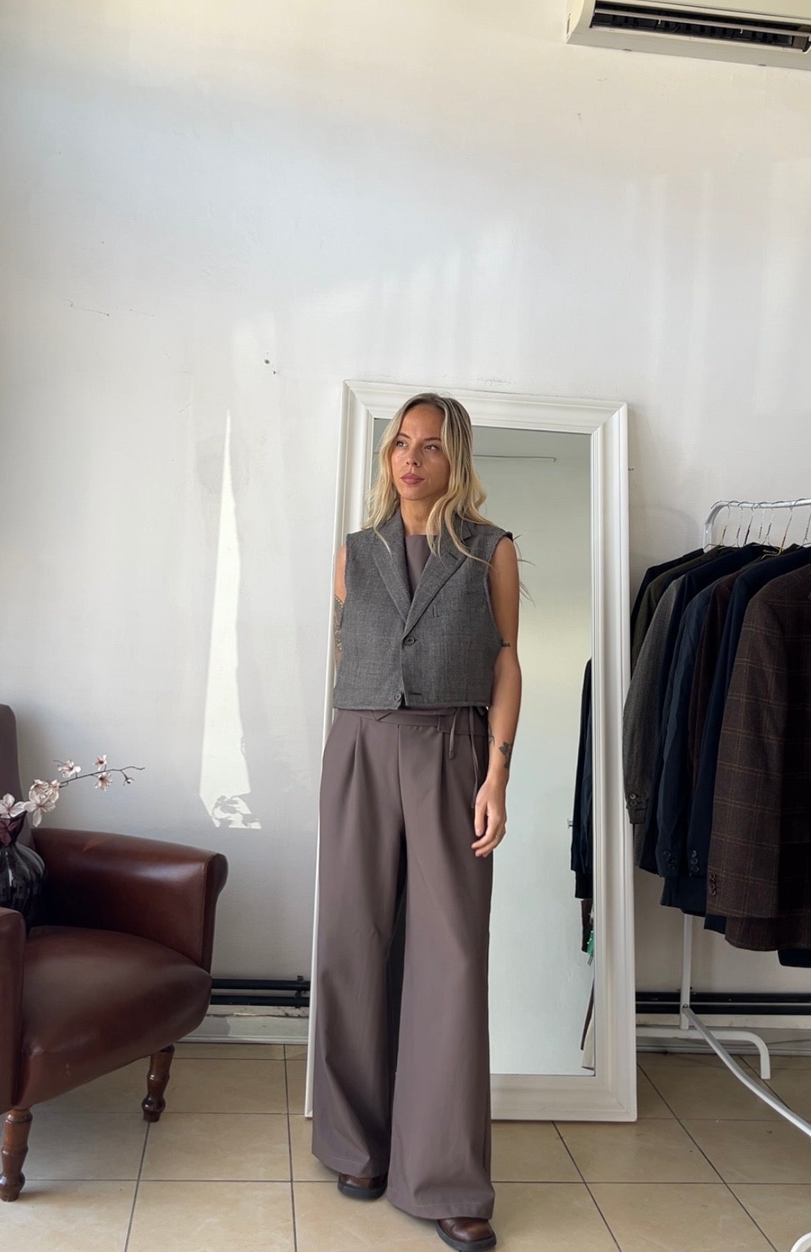 Blazer 100% lana slim fit