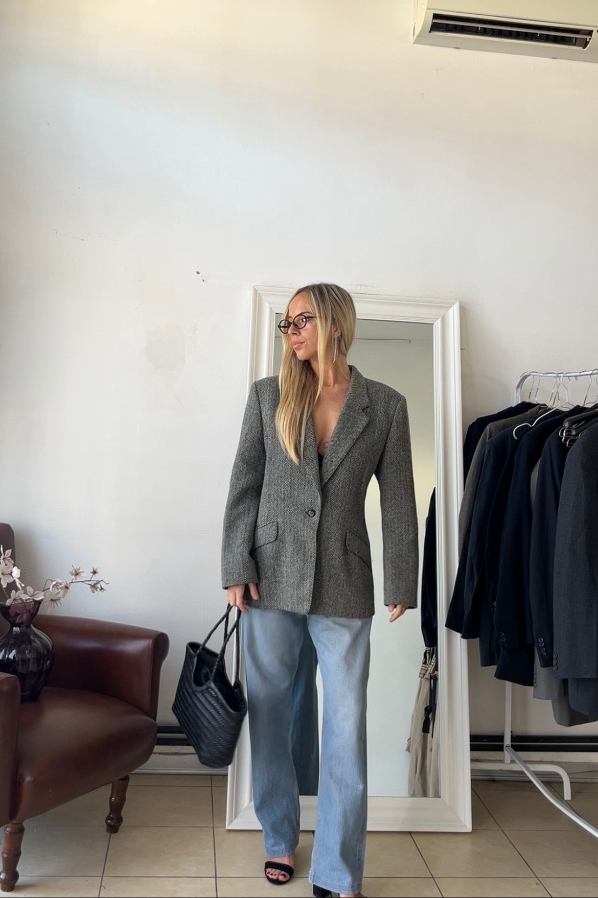 Blazer 100% lana slim