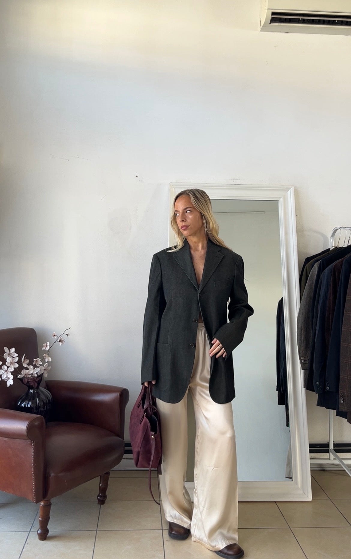 Blazer 100% lana oversize