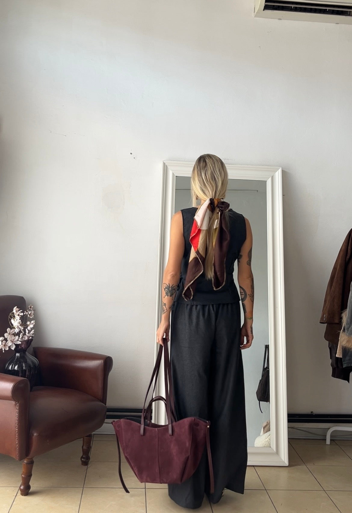 Pantalone Gabry 86% lana 12% angora Annapurna