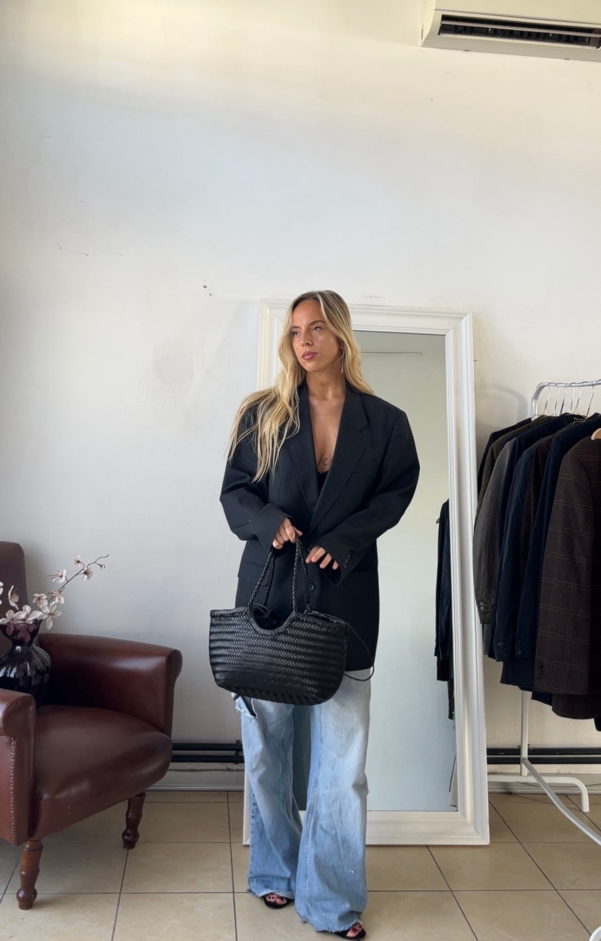 Blazer 100% lana oversize