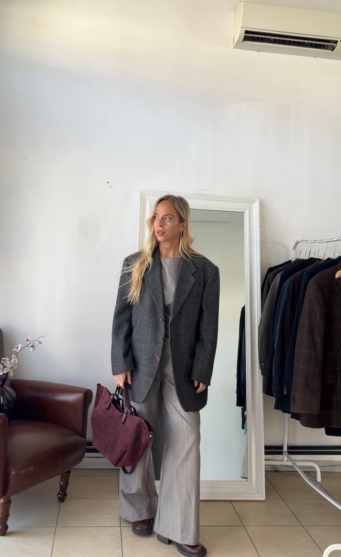 Blazer 100% lana oversize