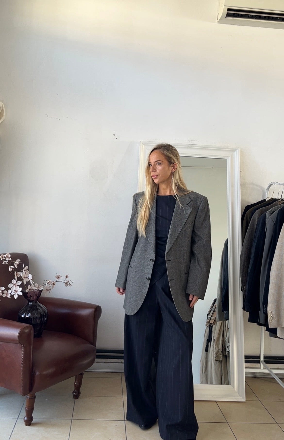 Blazer 100% lana slim