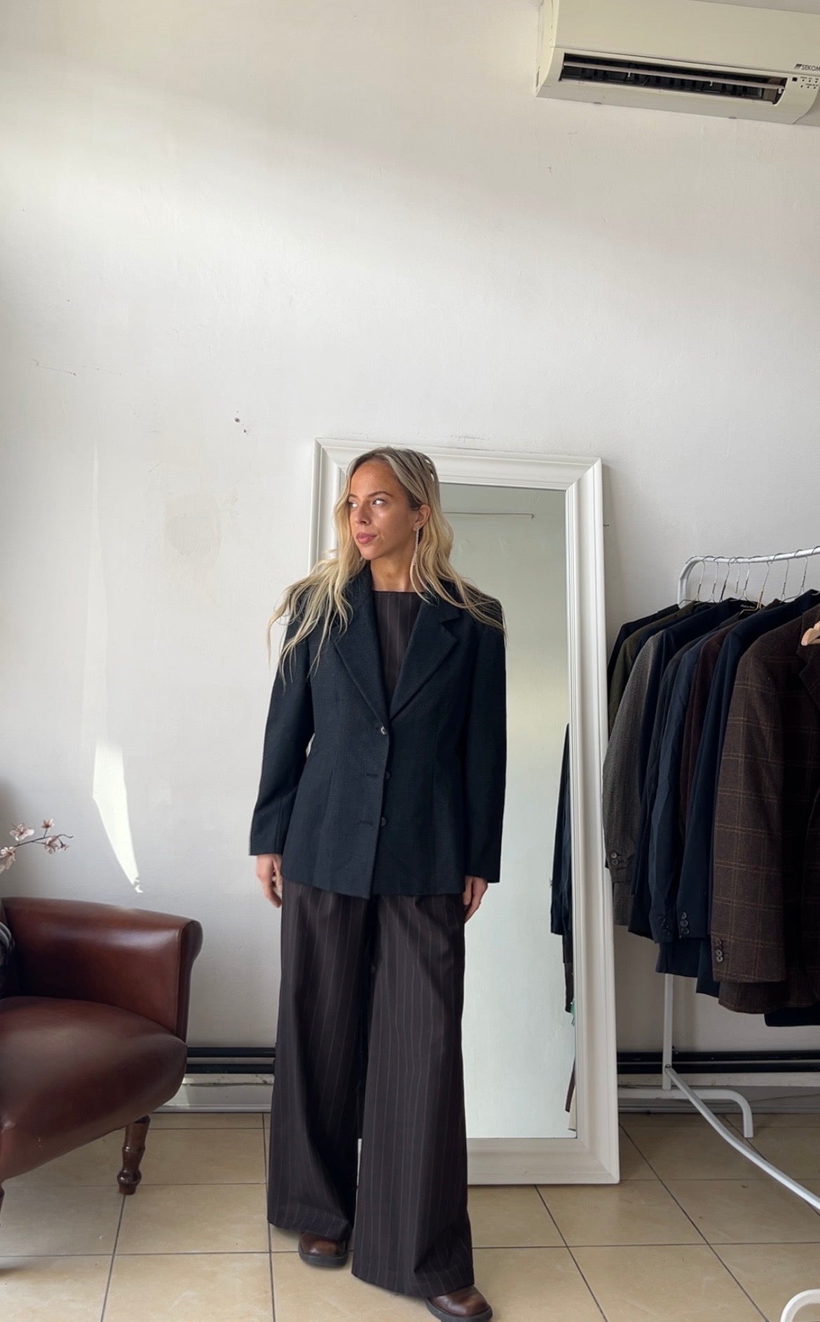 Blazer 100% lana slim