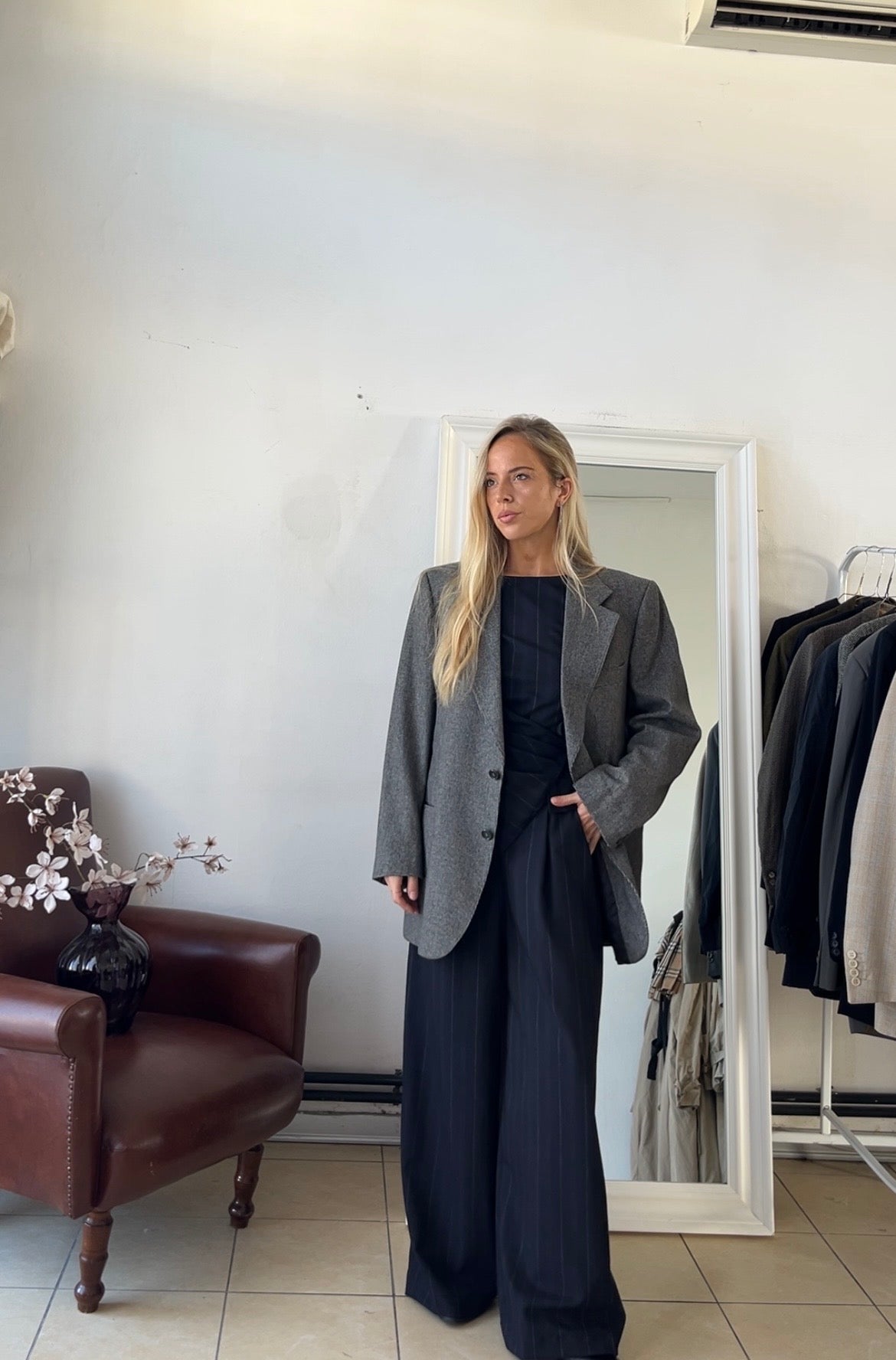 Blazer 100% lana slim