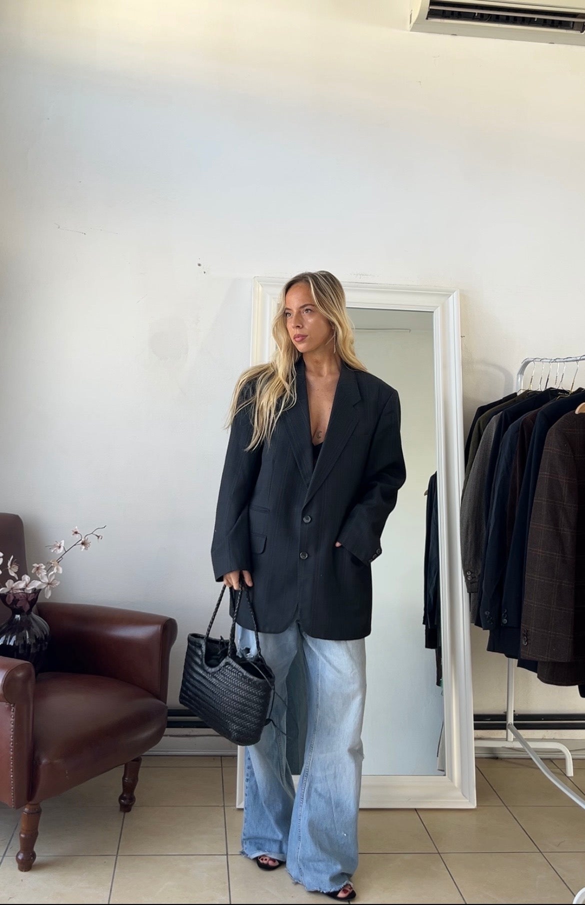Blazer 100% lana oversize