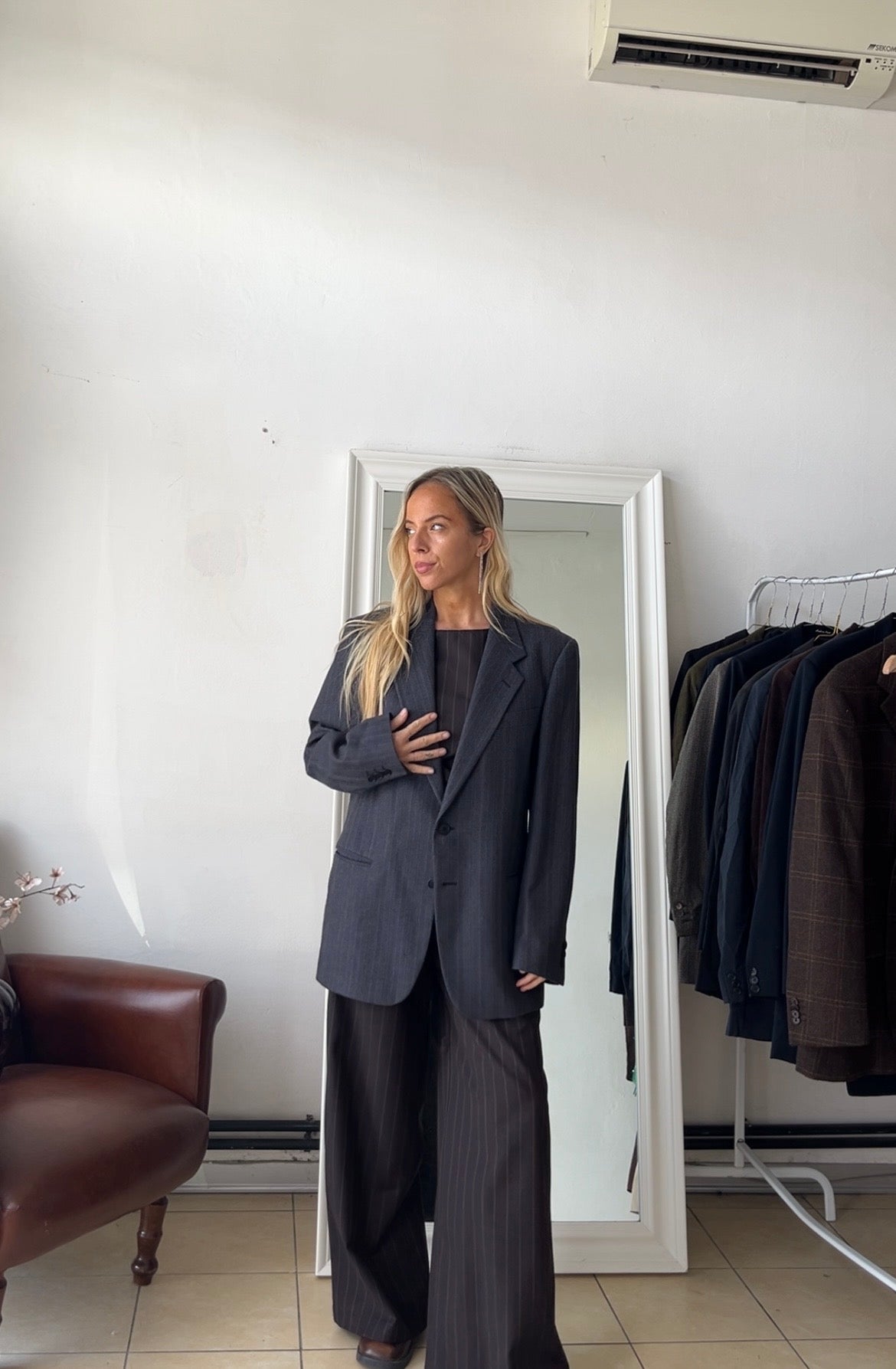 Blazer 100% lana slim fit