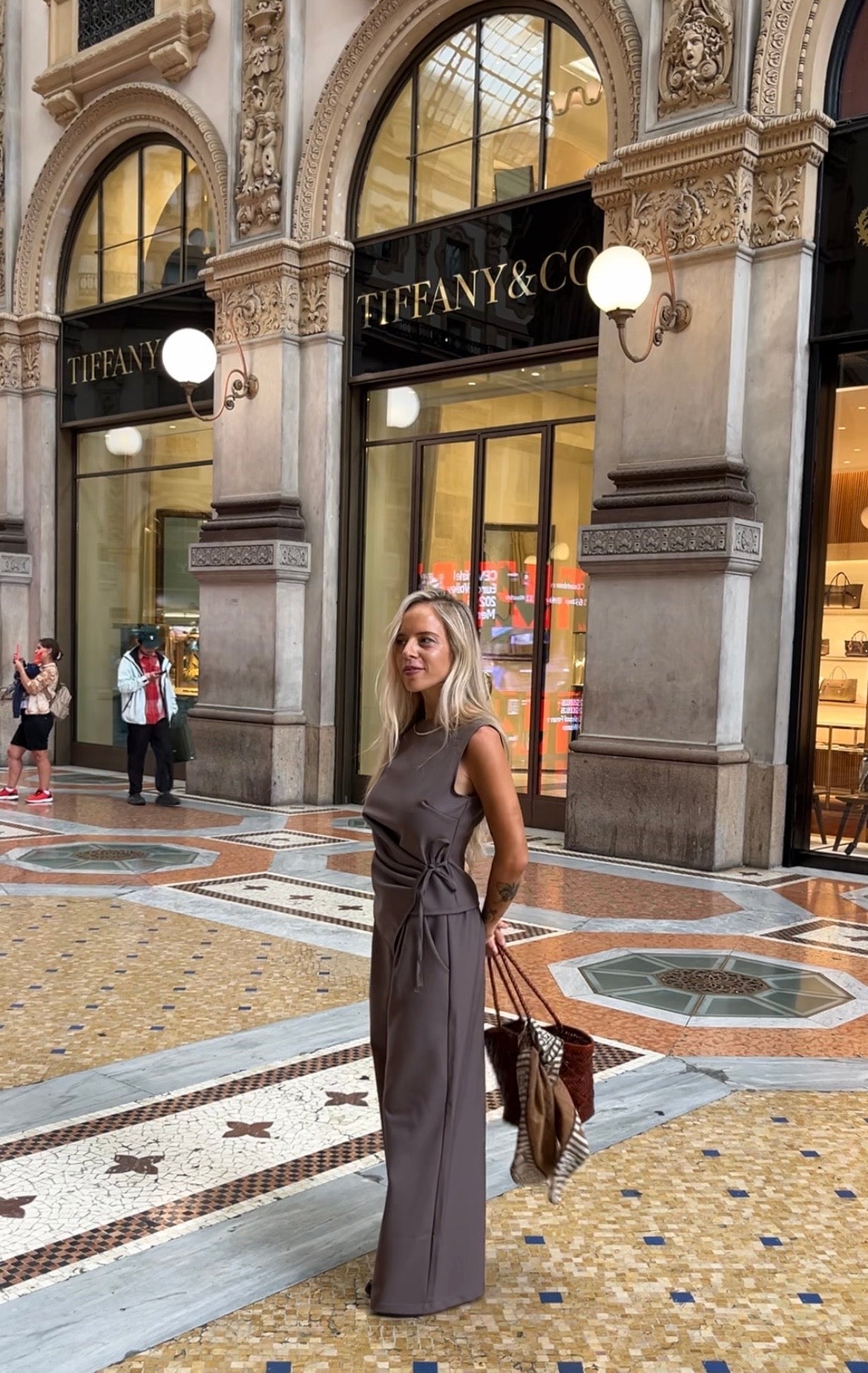 Gilet Gabry 100% lana made in Italy nocciola