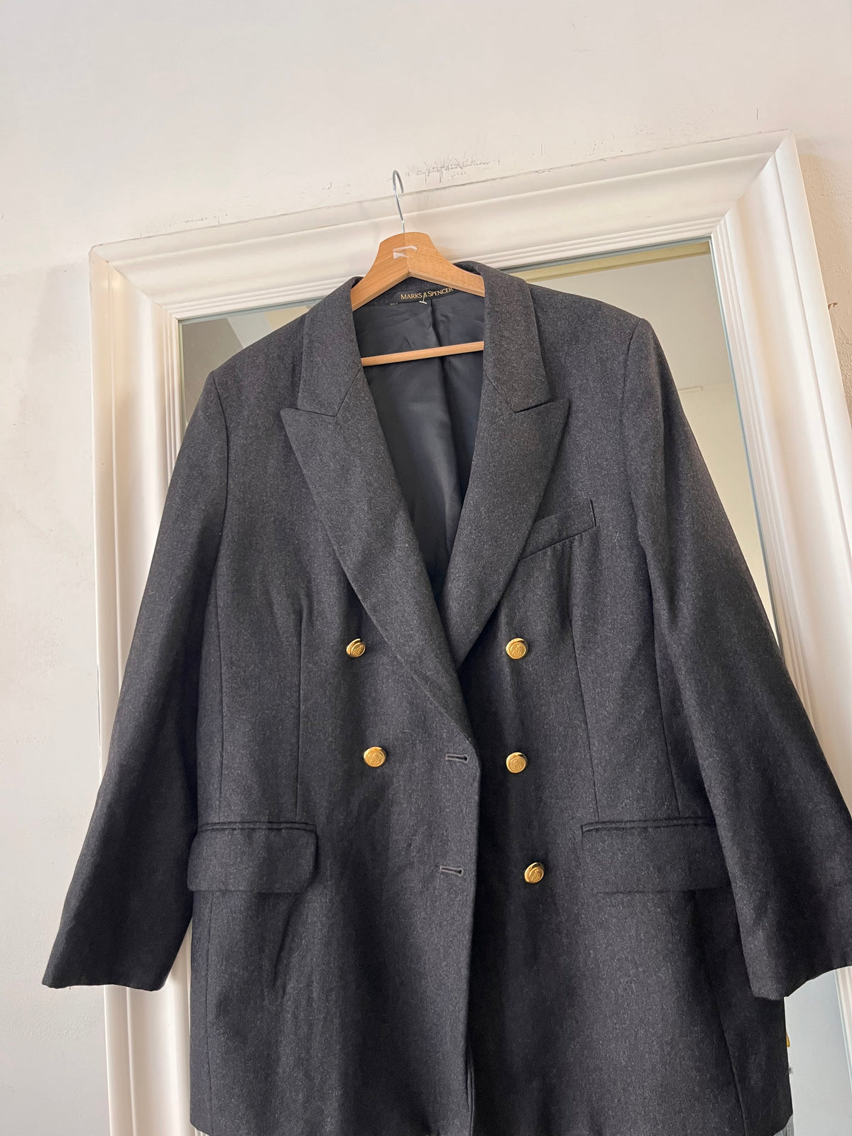 Blazer 100% lana Made in Uk oversize
