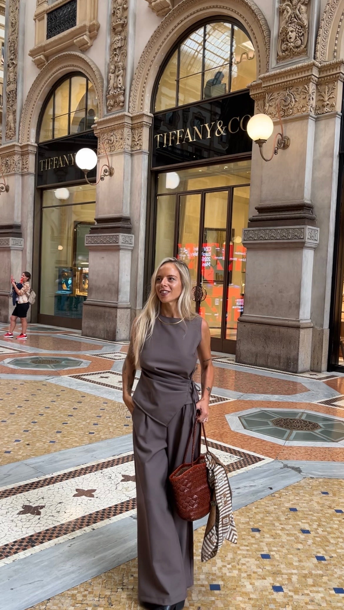 Pantalone Gabry 100% lana vergine made in Italy nocciola