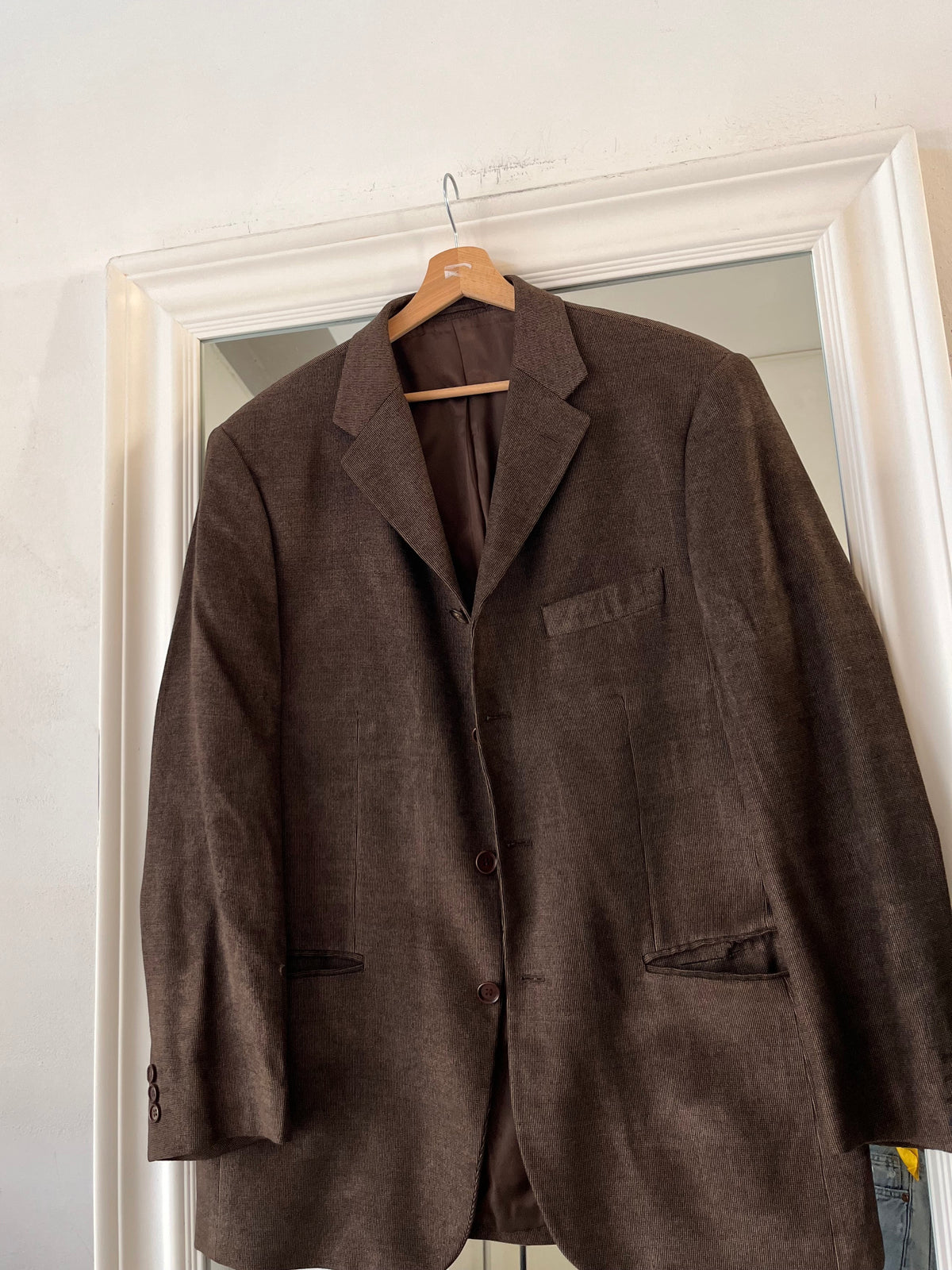Blazer 100% lana oversize cioccolato