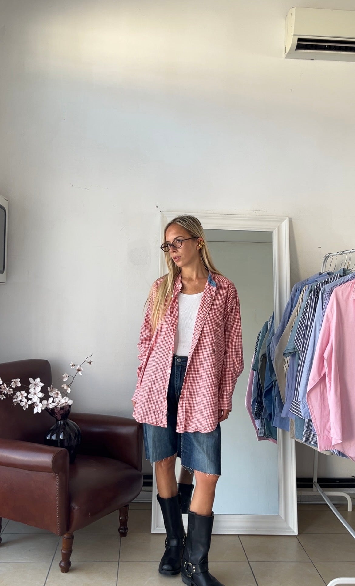 Camicia Tommy hilfiger Lino e cotone