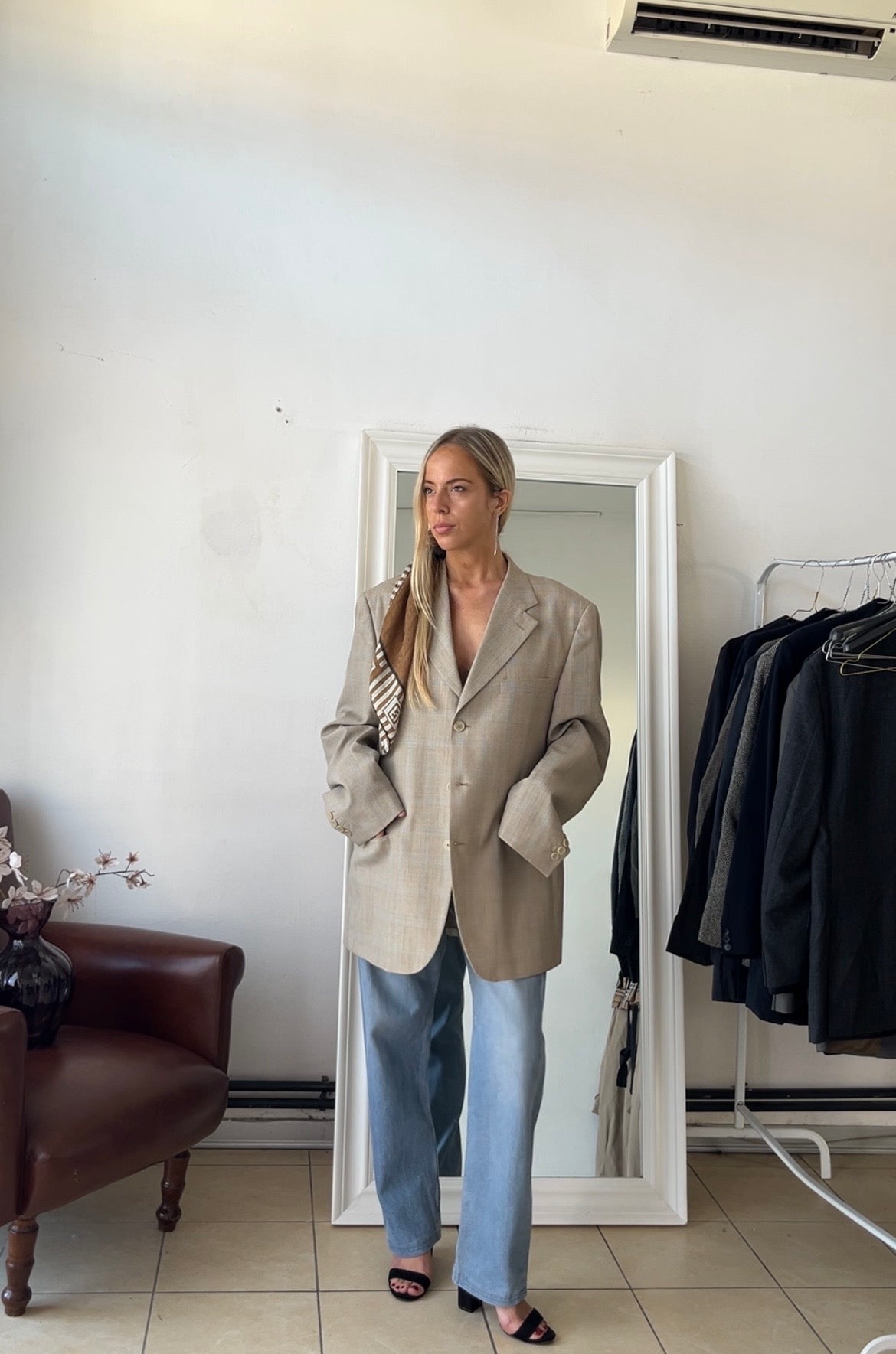 Blazer 100% lana oversize