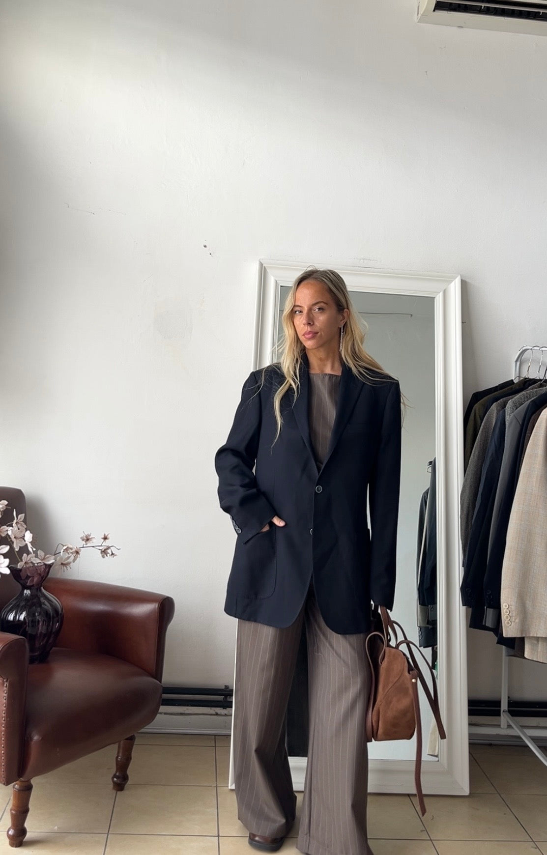 Blazer Cerruti 100% lana blu scuro