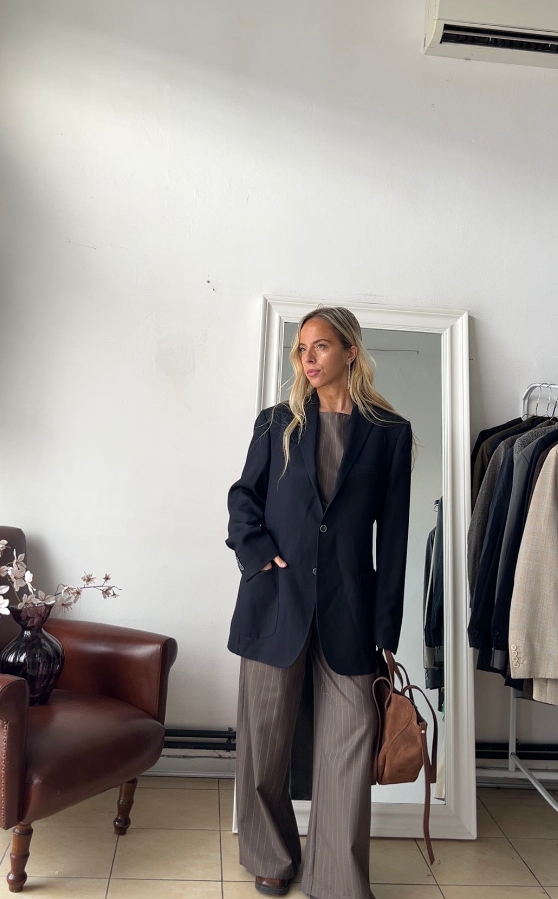 Blazer Cerruti 100% lana blu scuro