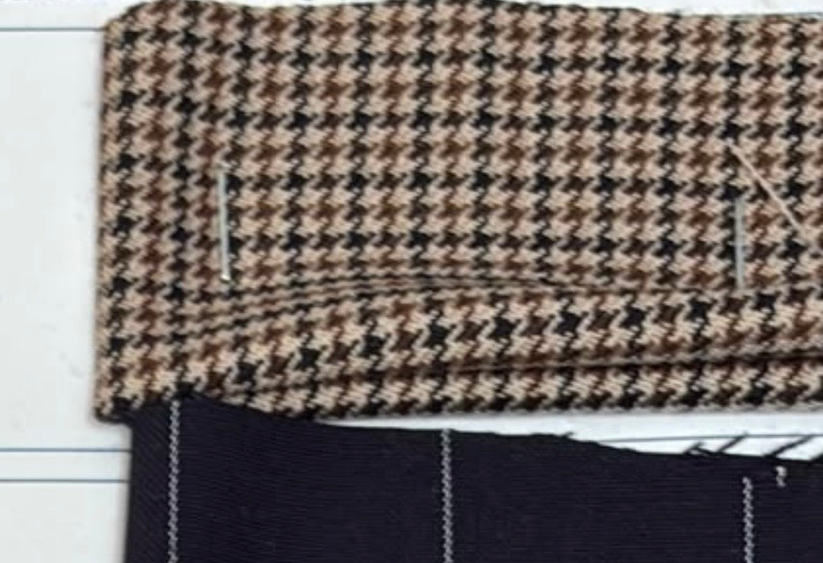 Pantalone Gabry 100% lana vergine made in Italy quadretti