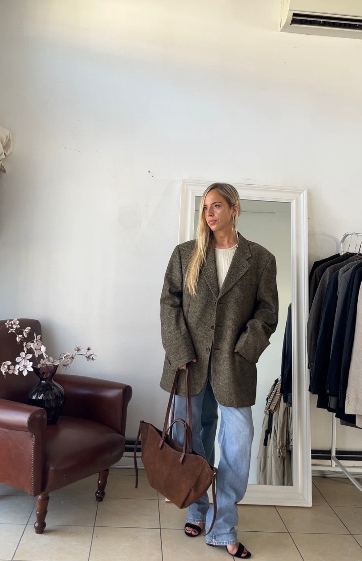 Blazer 100% lana oversize