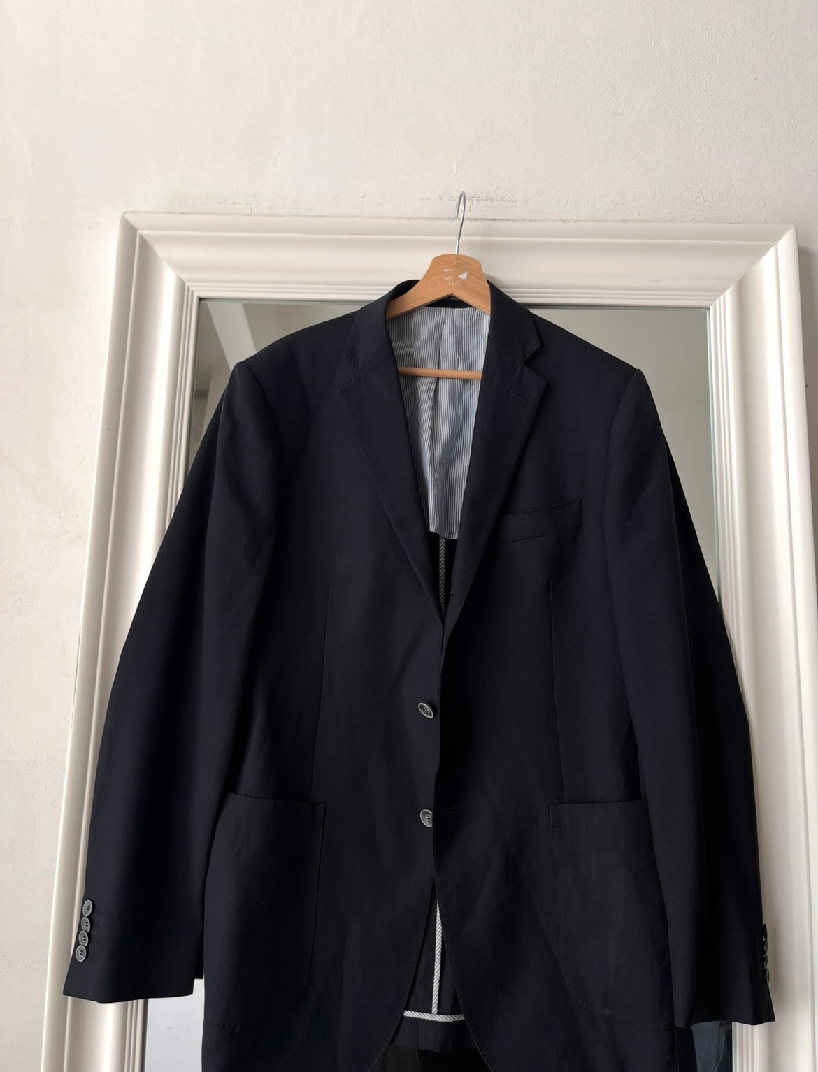Blazer Cerruti 100% lana blu scuro