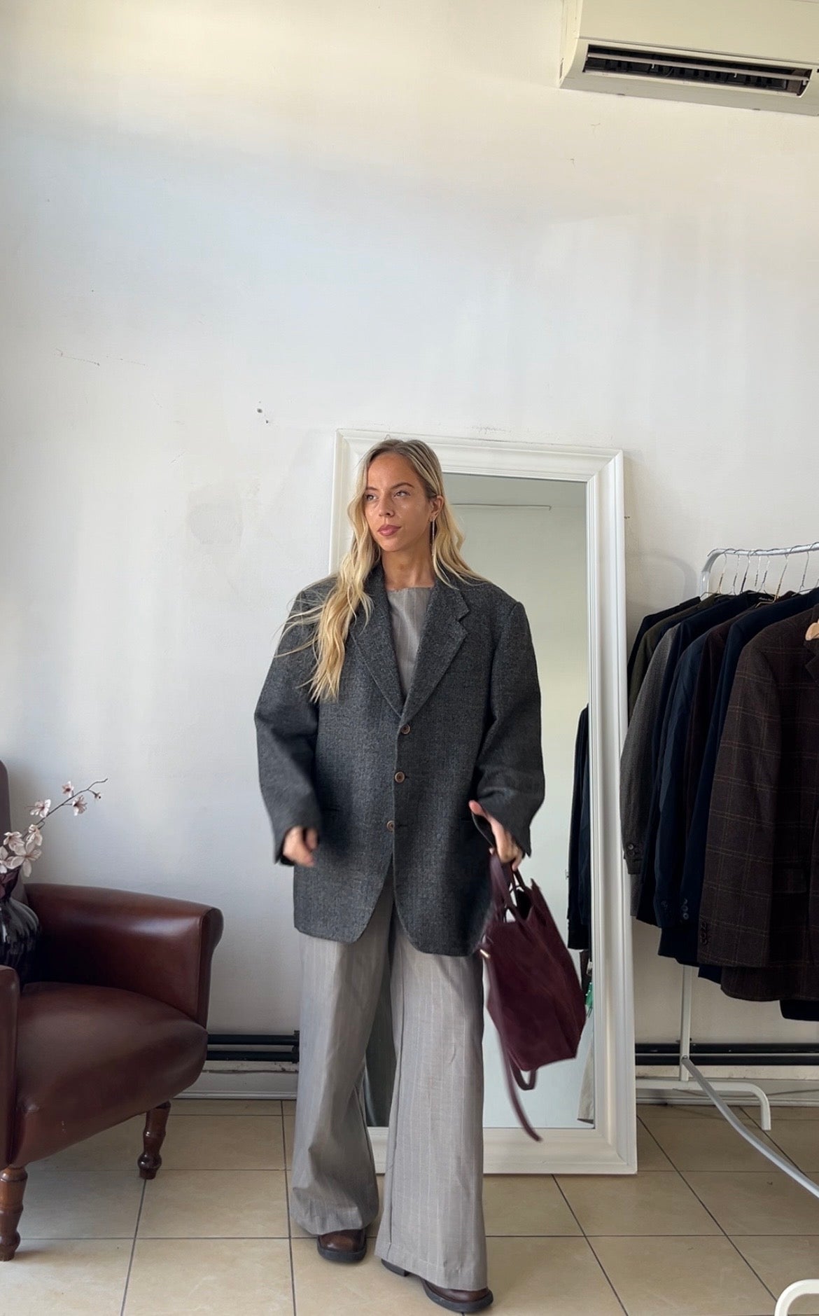 Blazer 100% lana oversize