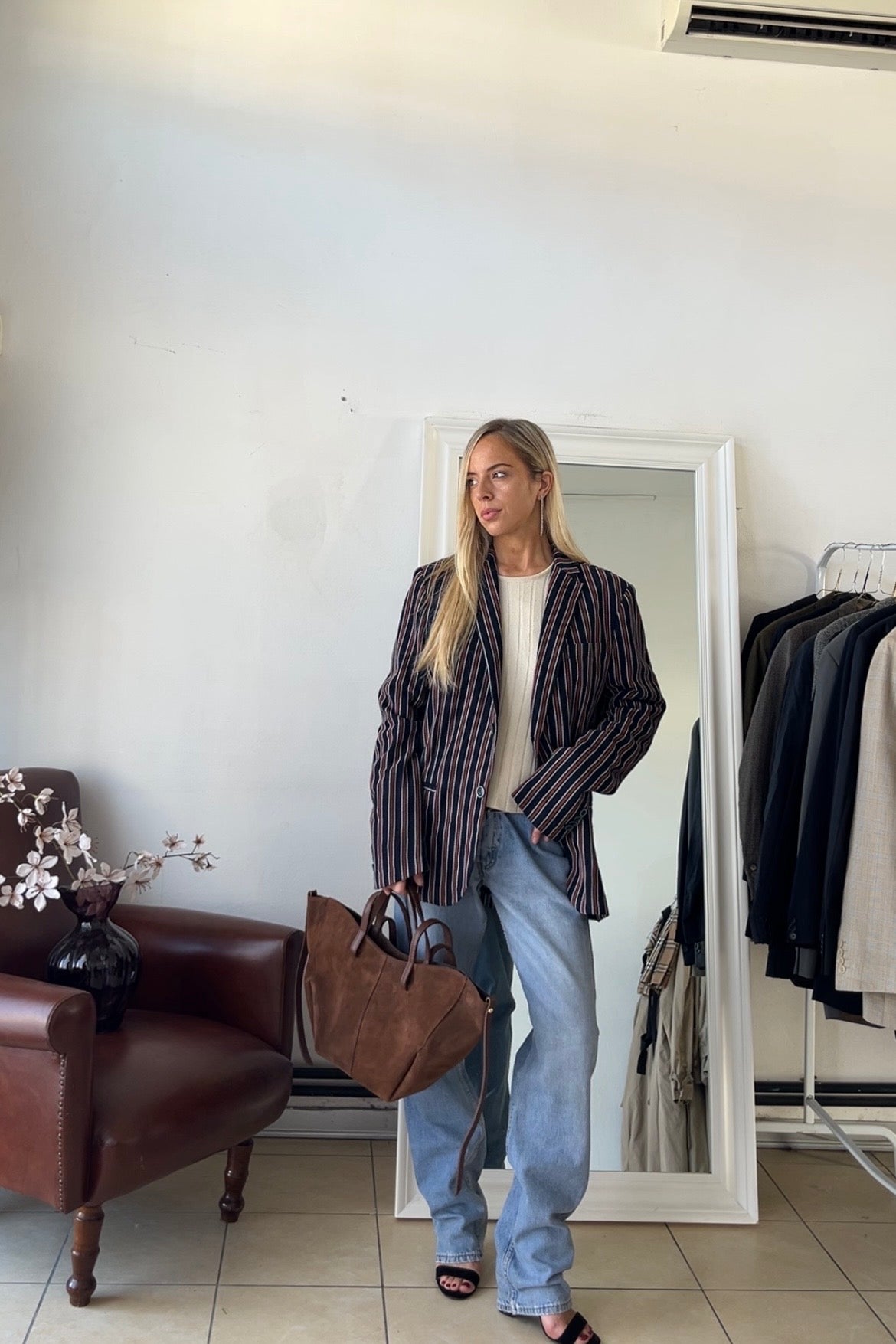 Blazer 100% lana slim