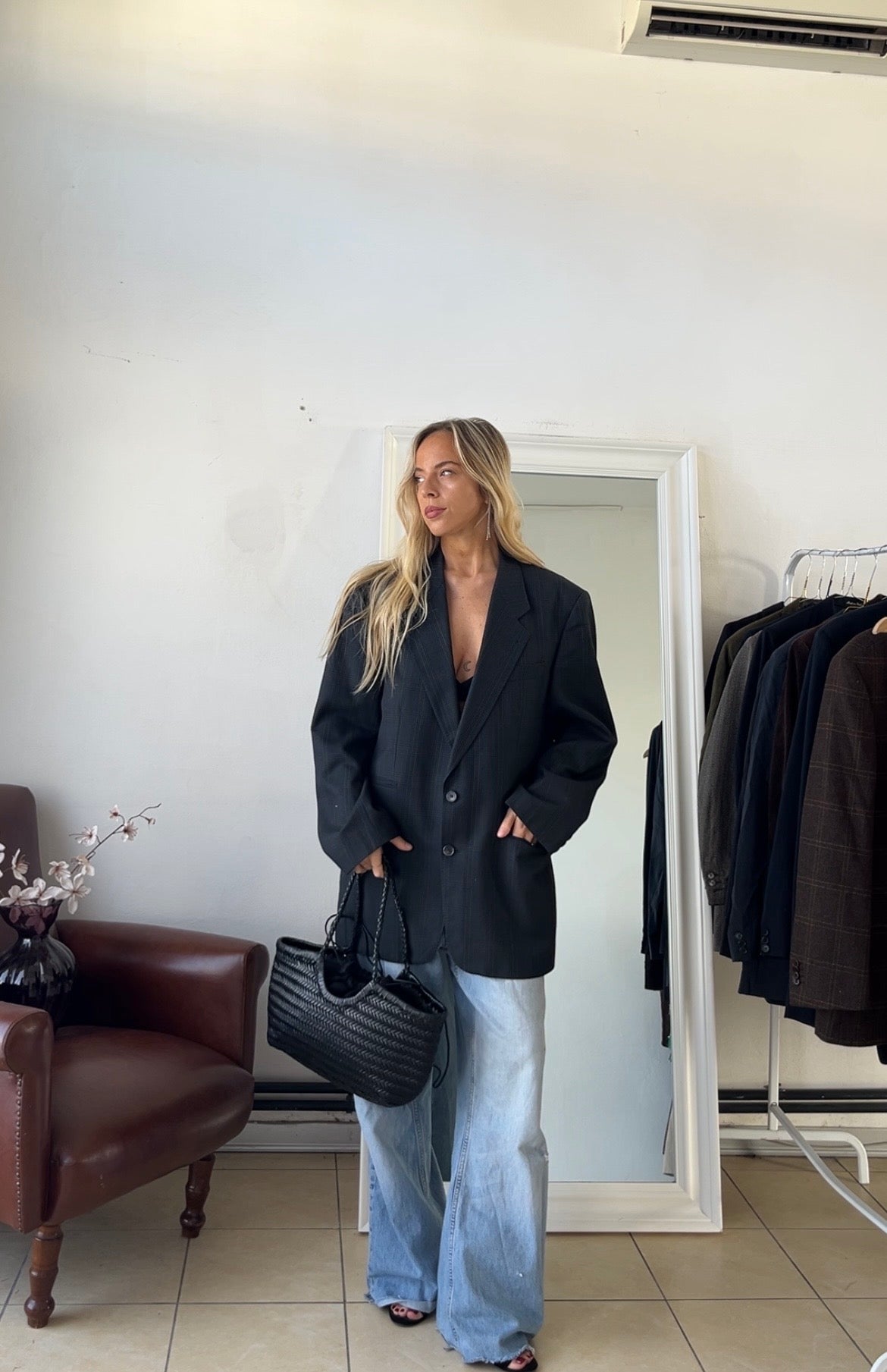 Blazer 100% lana oversize