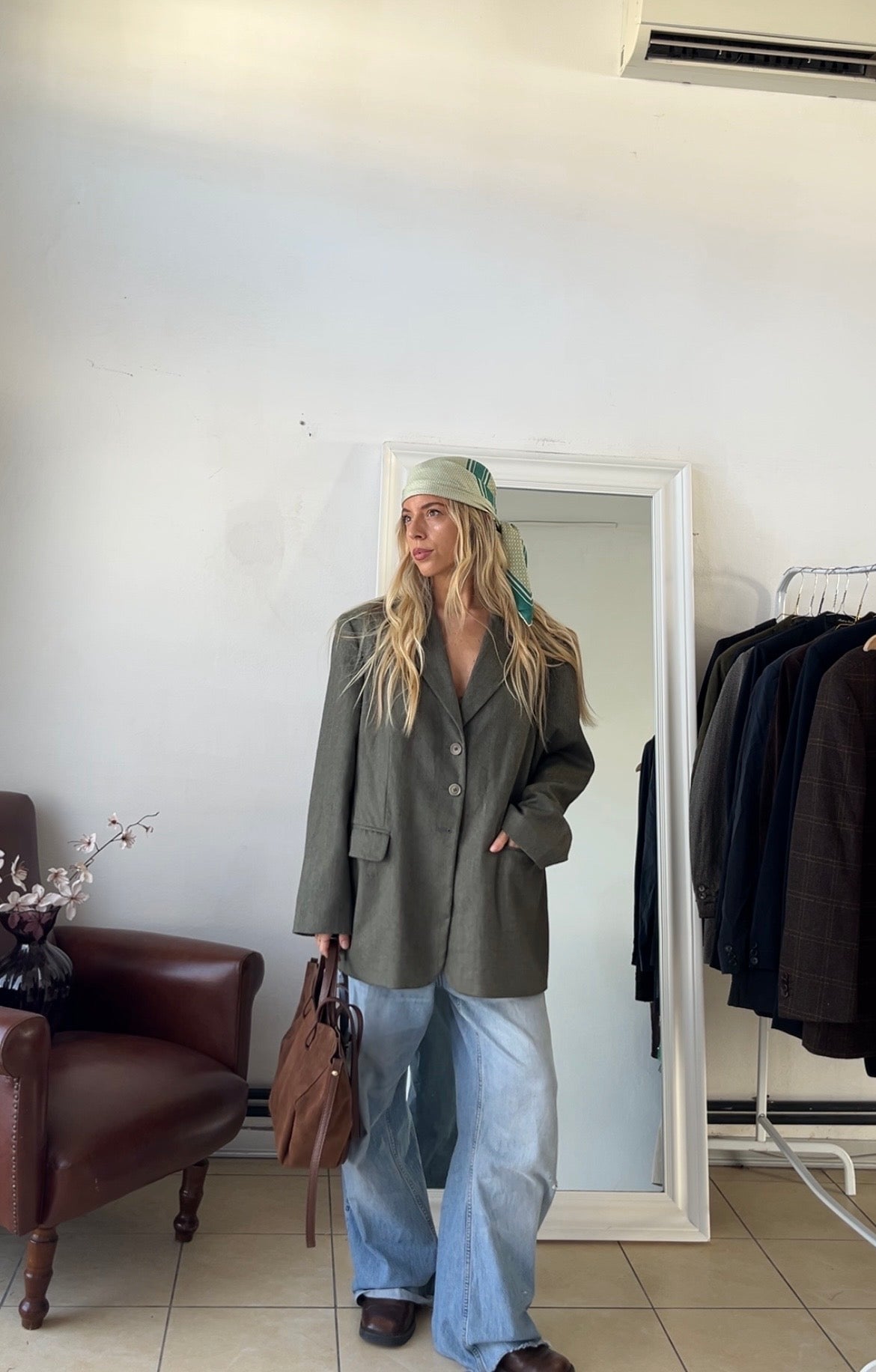 Blazer 100% lana oversize