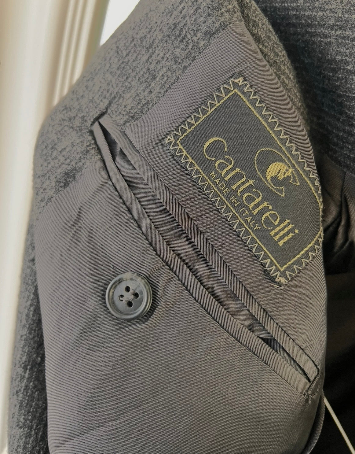 Blazer 100% lana oversize grigio