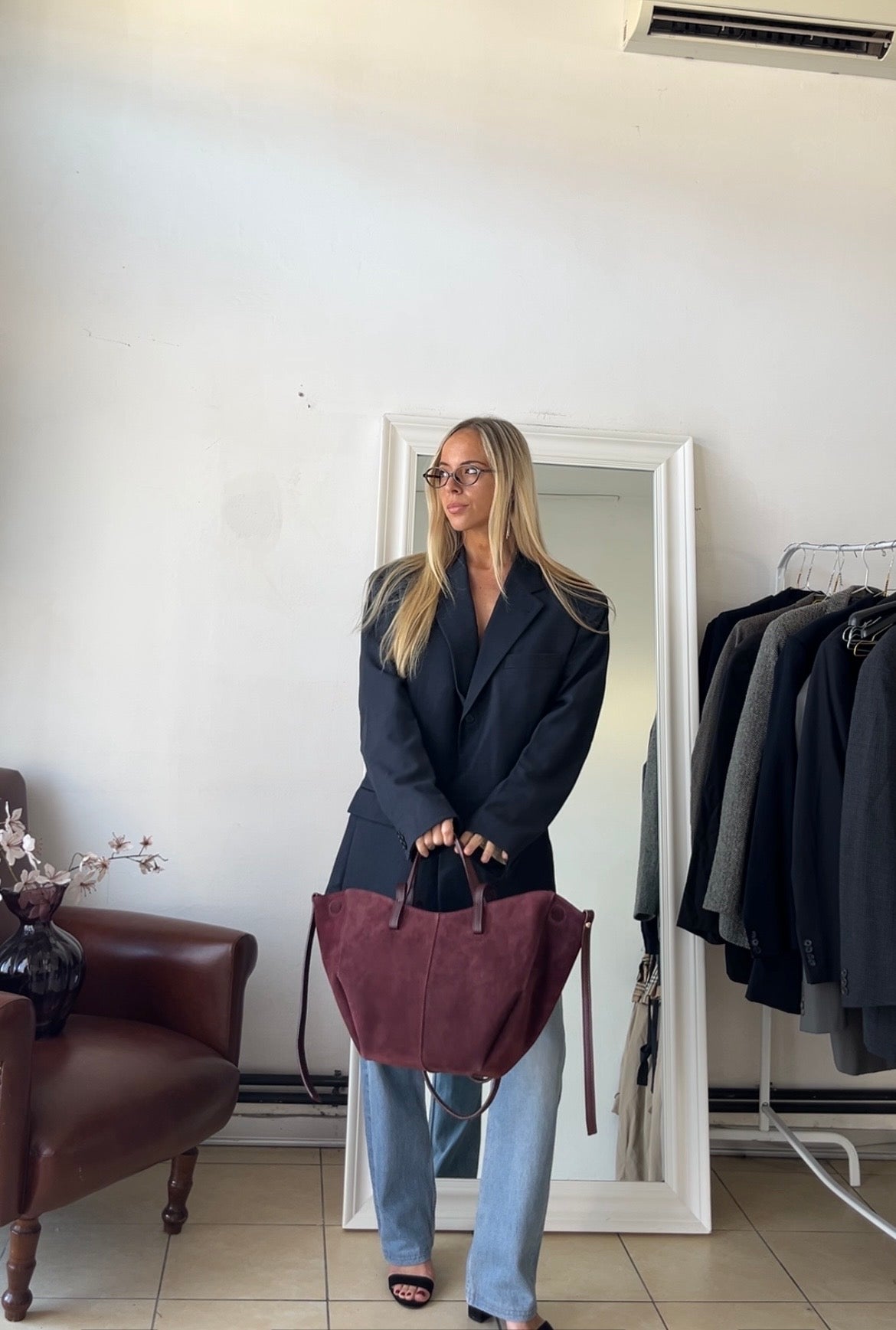 Blazer Sartoria del borgo 100% lana blu