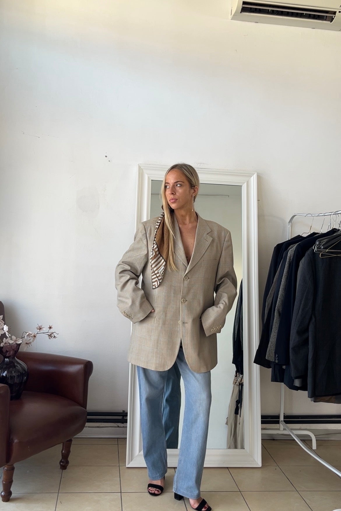 Blazer 100% lana oversize