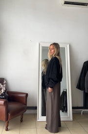 Giacca 100% vera pelle nera
