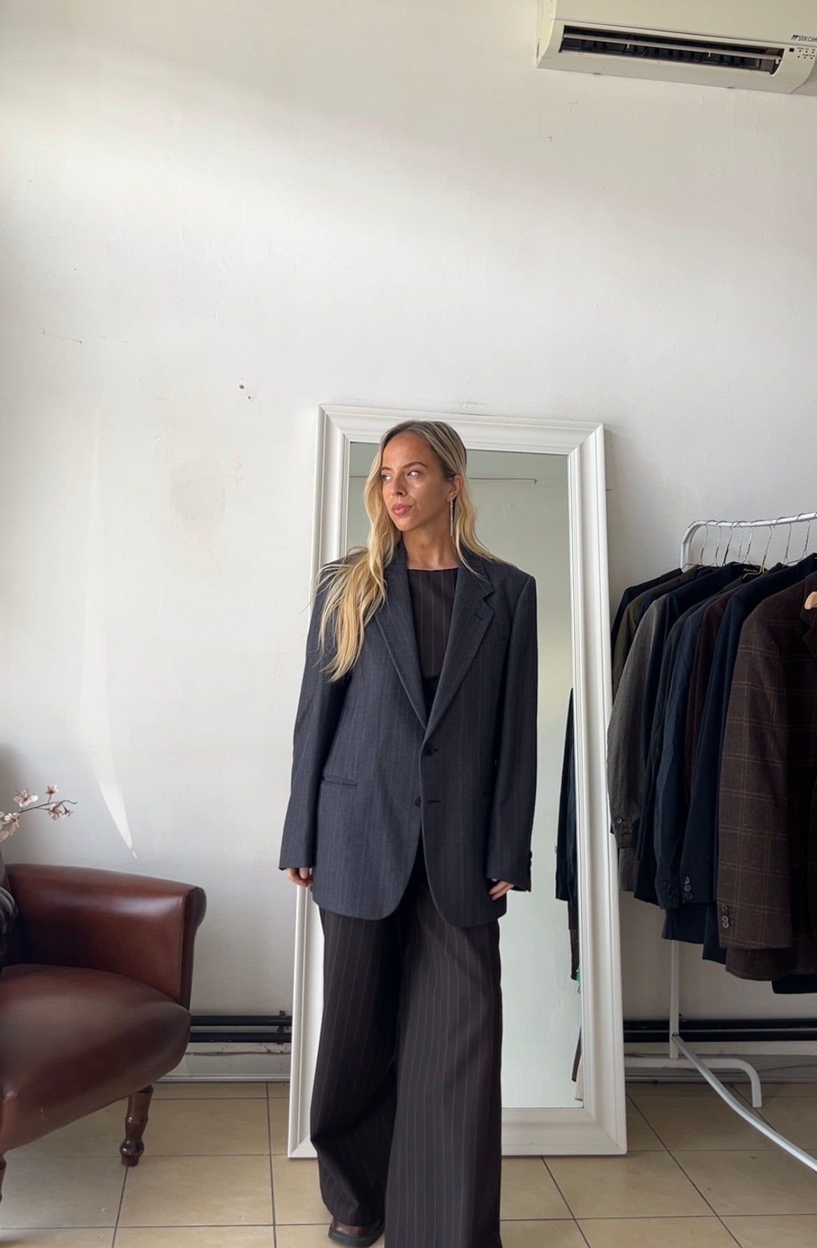 Blazer 100% lana slim fit