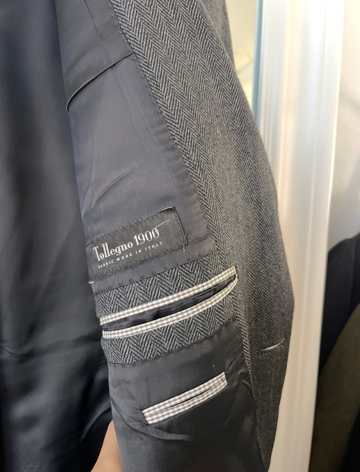 Blazer 100% lana oversize grigio
