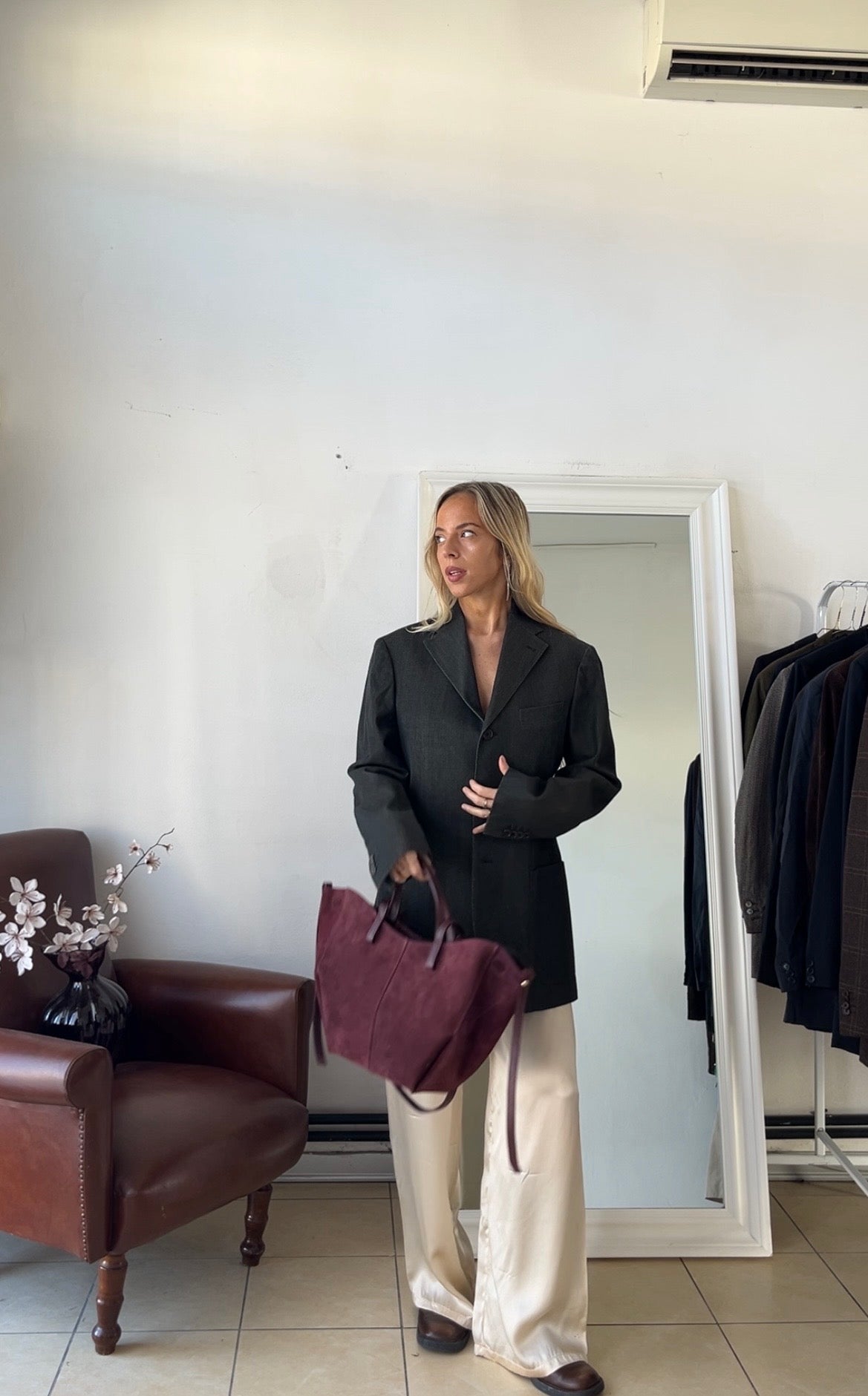 Blazer 100% lana oversize
